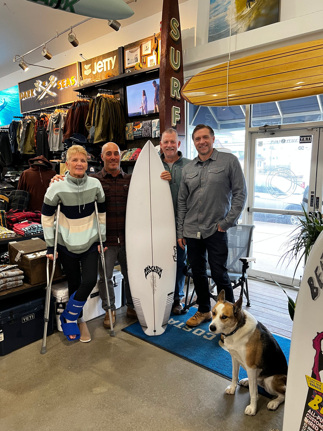 Multiple winners in Pat H. surfboard raffle...