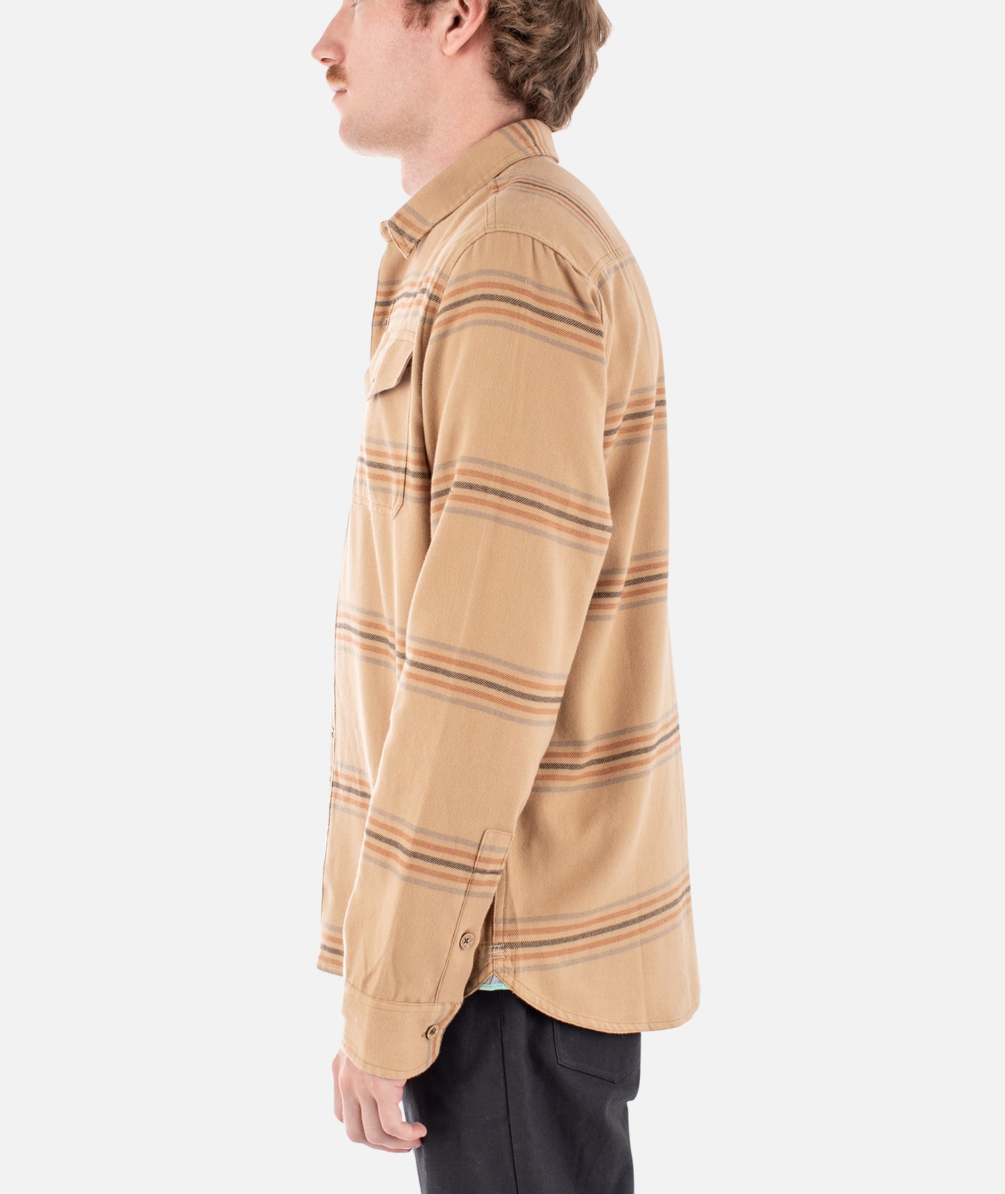 Essex Oyster Twill Hemd – Mandel