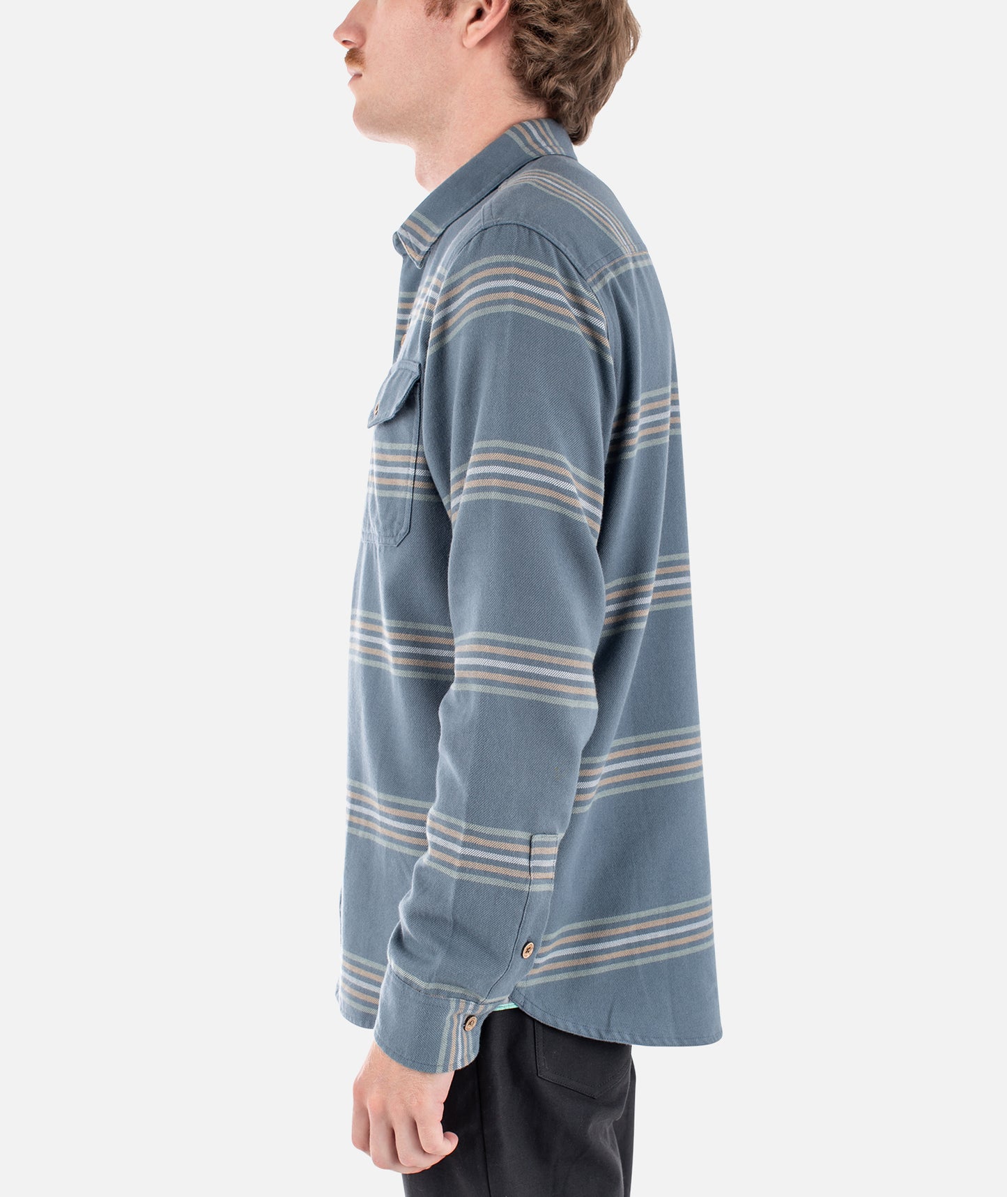 Essex Oyster Twill Shirt - Storm - Jetty