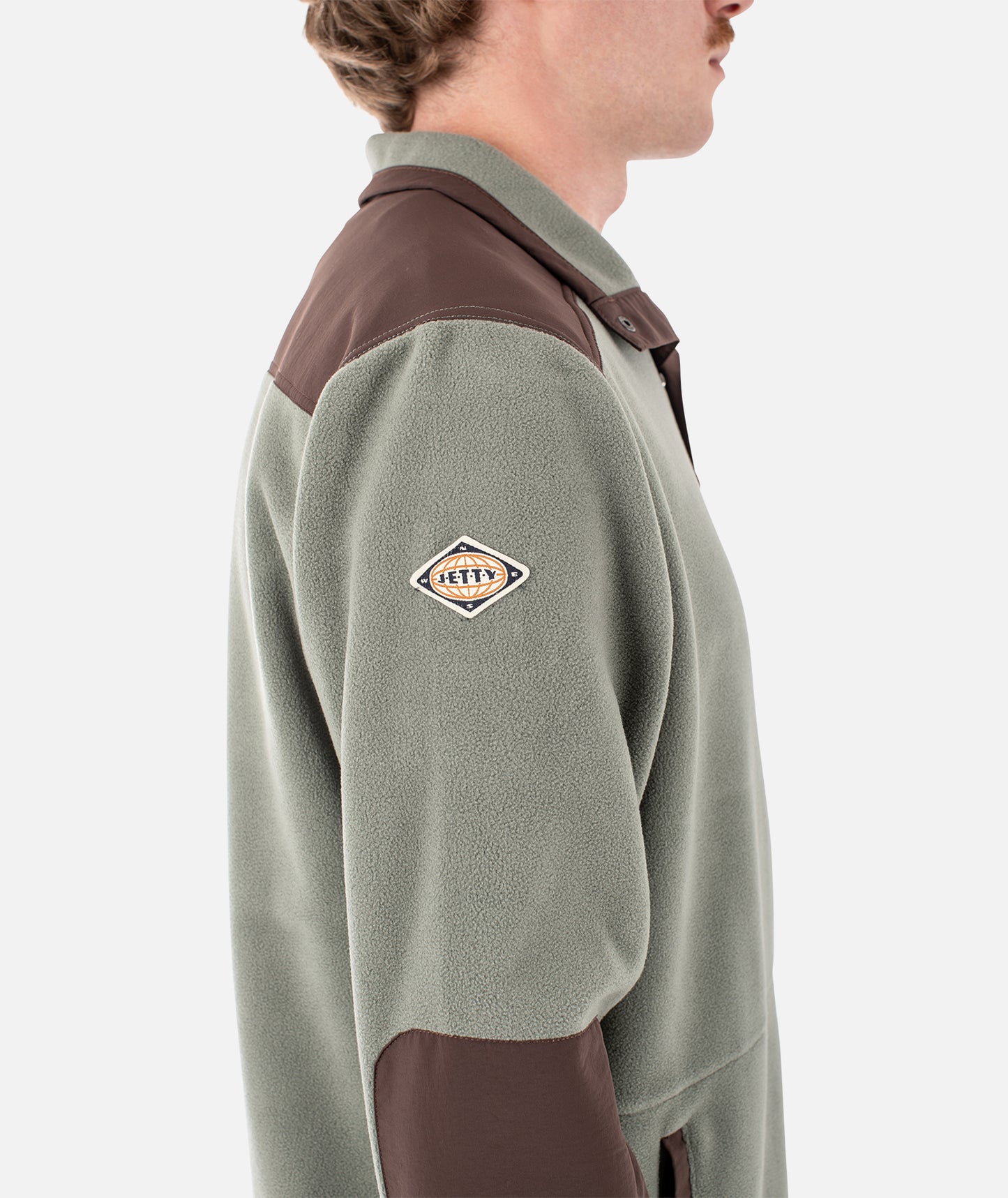 Pines Fleece Jacket - Agave - Jetty