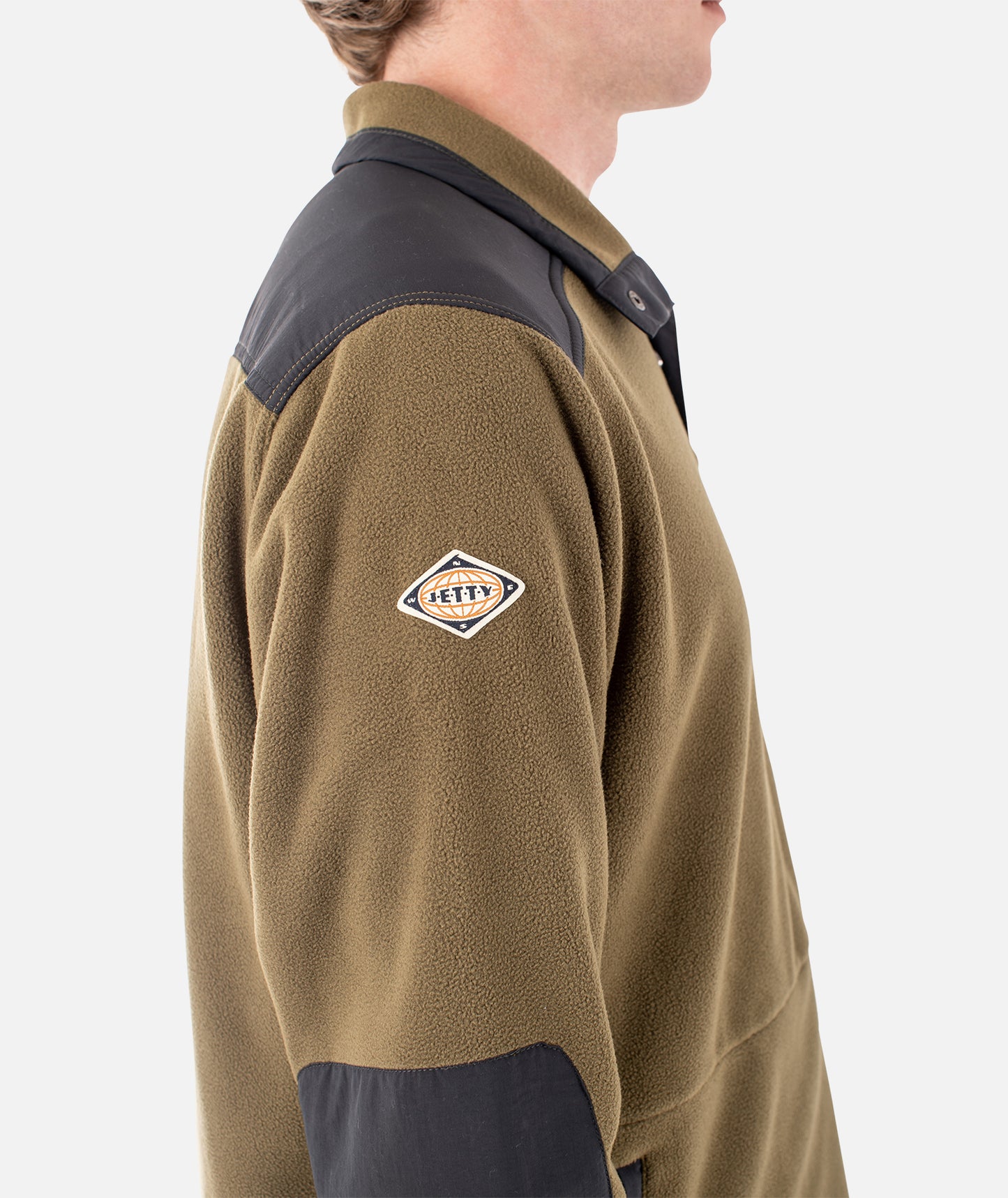 Die Pines Fleecejacke – Oliv