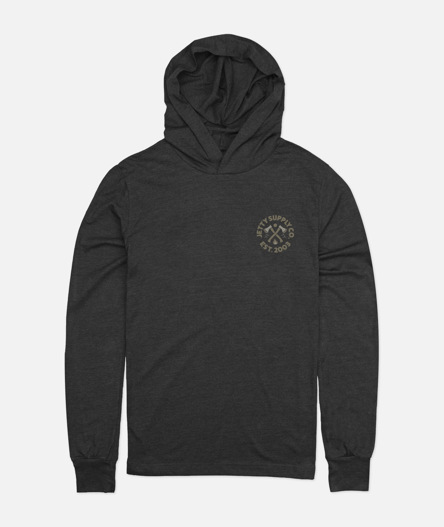 Camper Tee Hoodie - Charcoal - Jetty