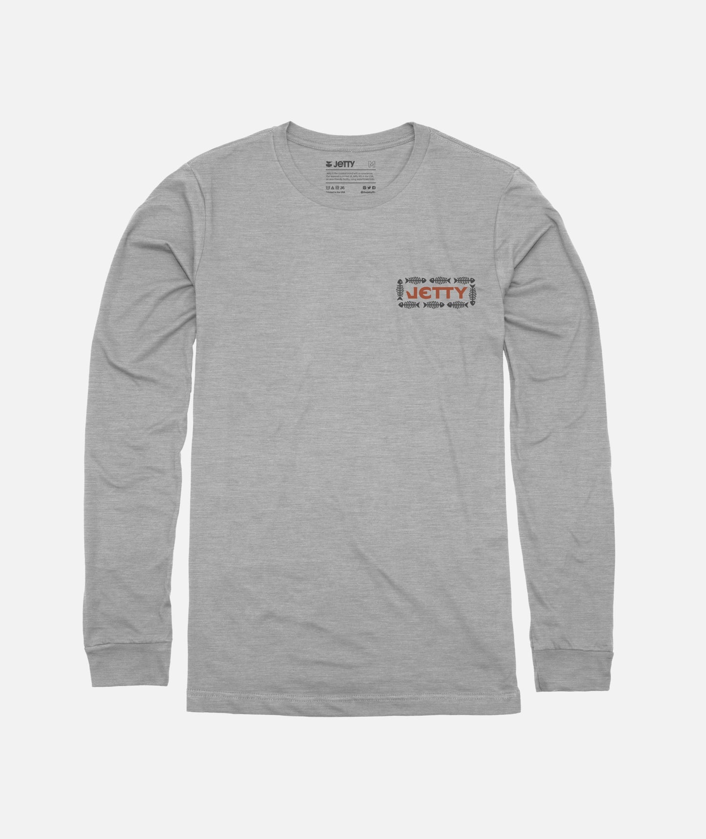 Grom Chaser Long Sleeve - Athletic Heather - Jetty
