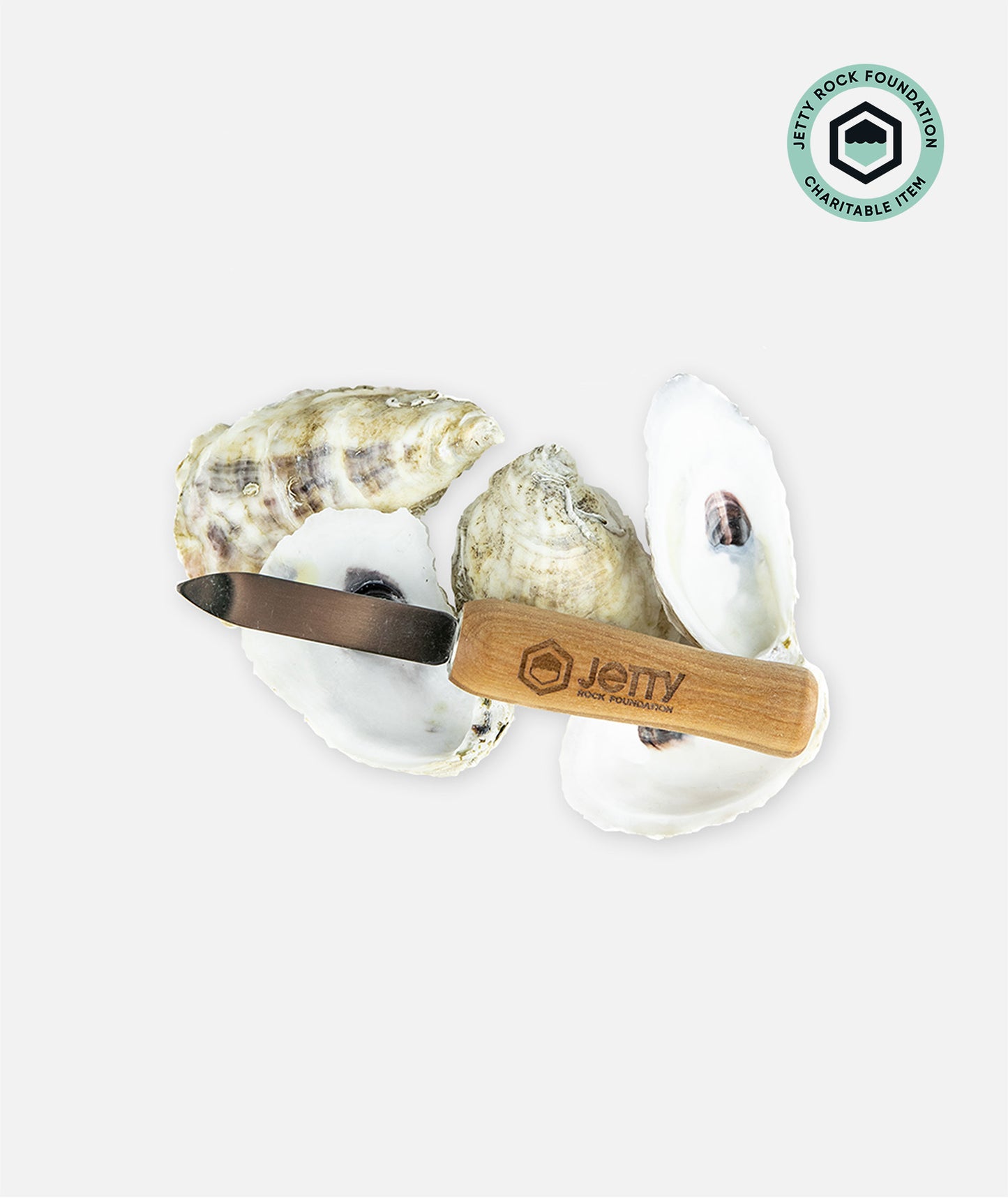 Cuchillo para ostras JRF - Marrón