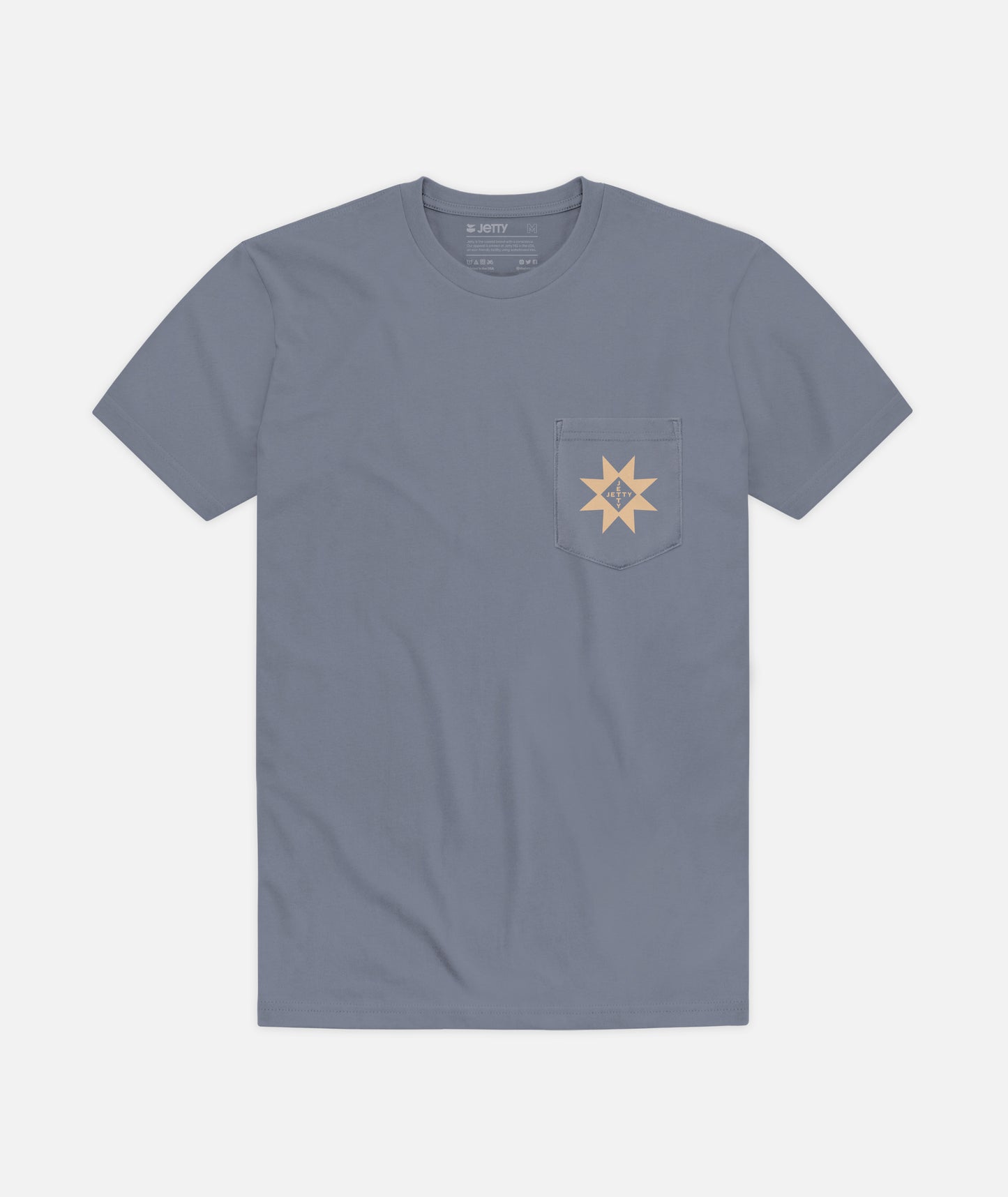 Desert Sun Pocket Tee - Fog - Jetty