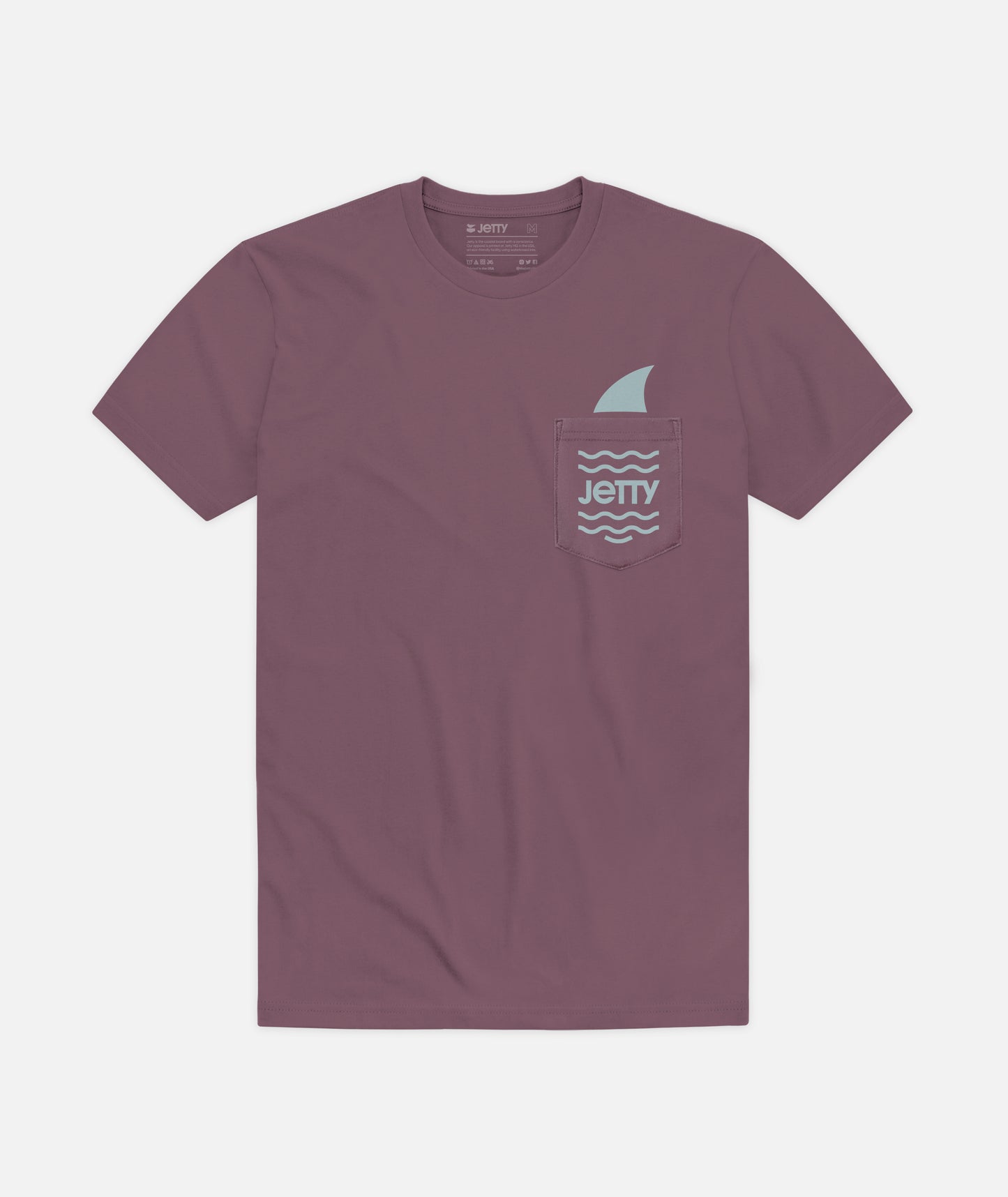 Geogill Pocket Tee - Maroon