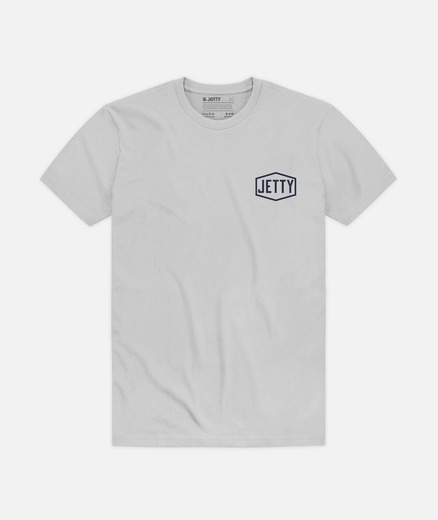 Squale-T-Shirt – Silber