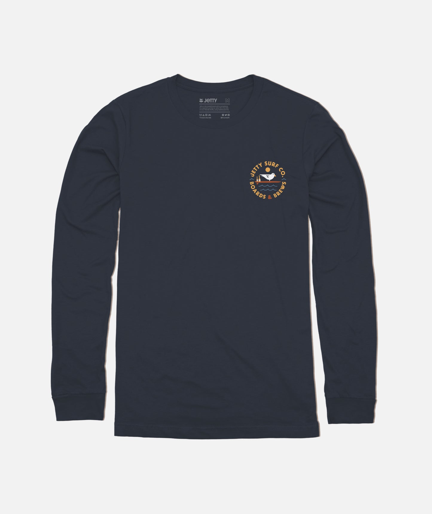 Boards & Brews Long Sleeve - Blue - Jetty