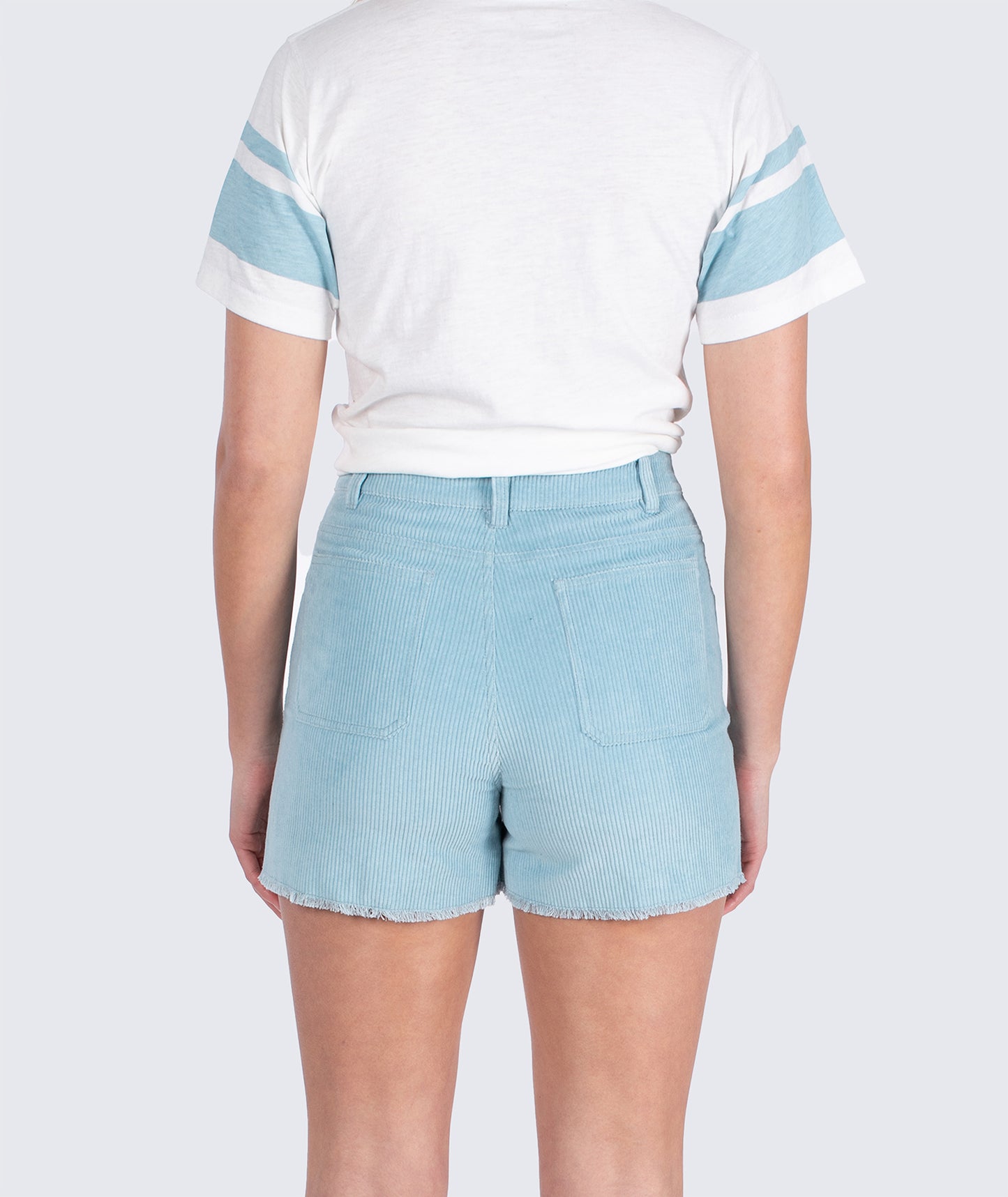 Wale Corduroy Short - Light Blue - Jetty