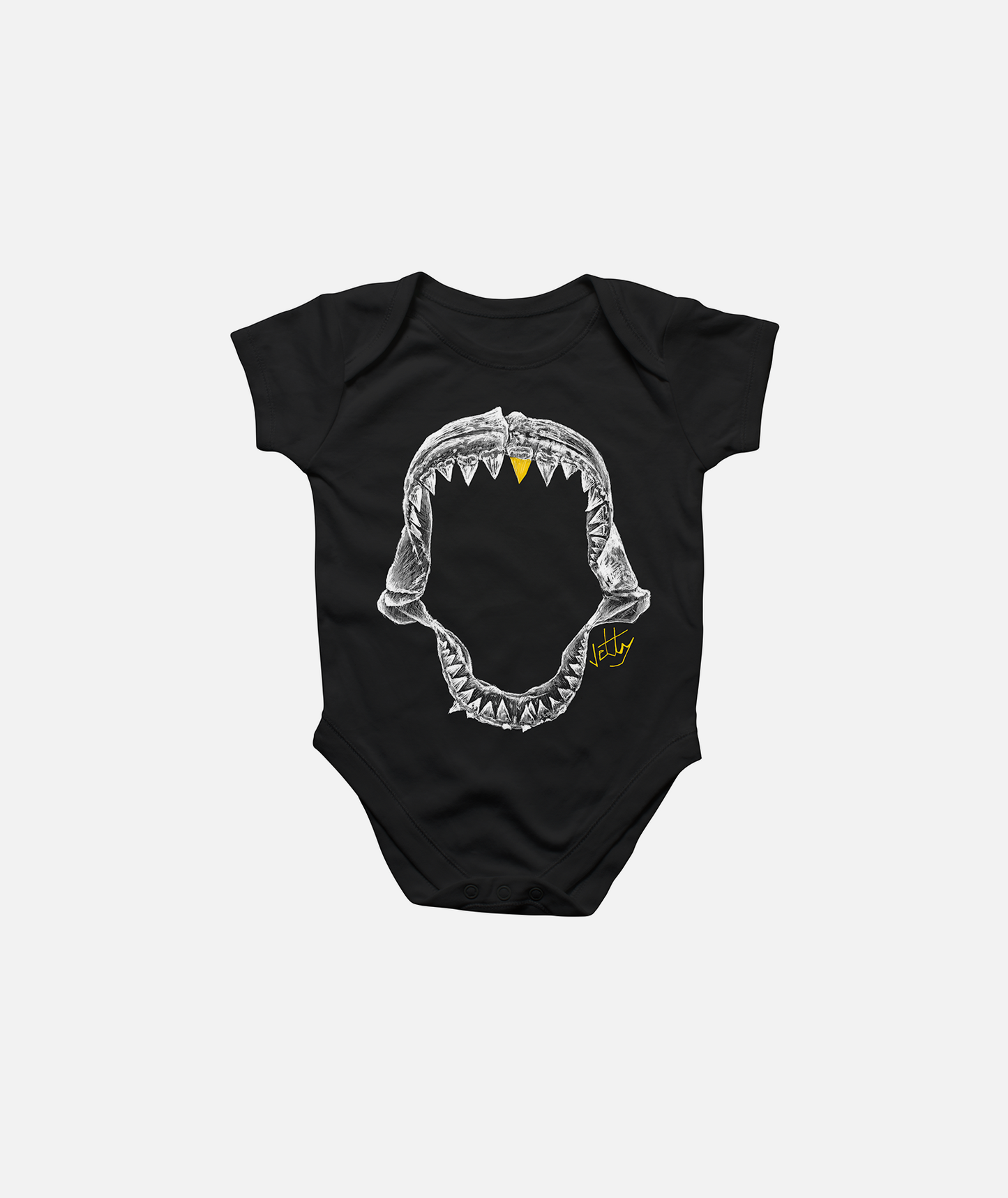Jaws Bodysuit - Black - Jetty