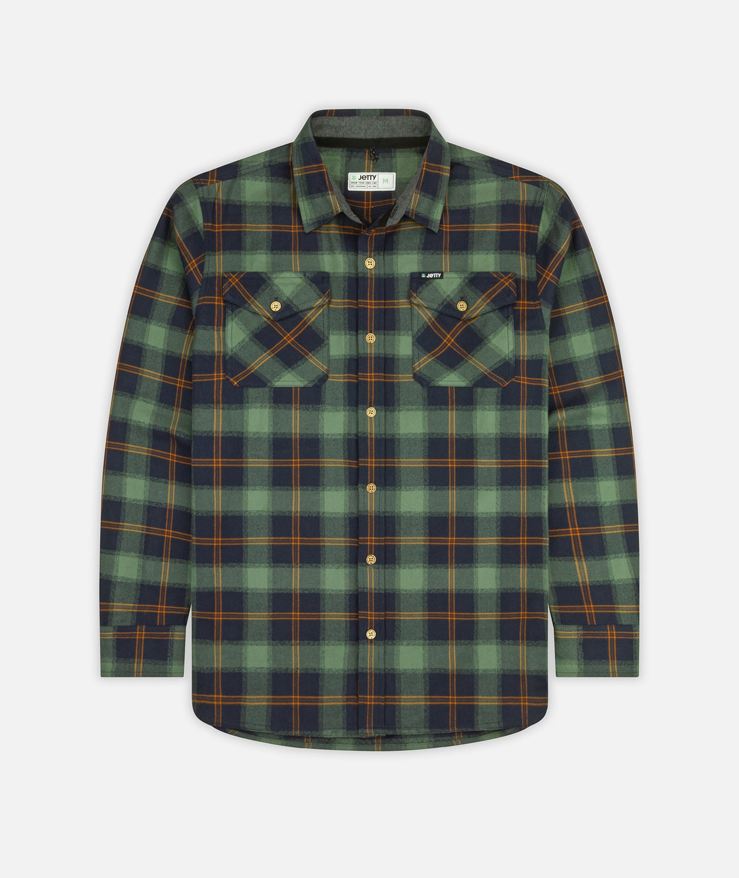 Breaker Flannel - Agave - Jetty