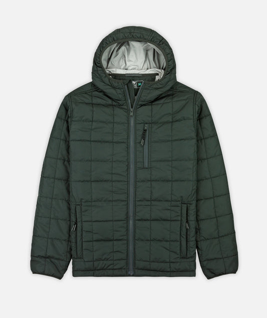 Puffer Coat - Charcoal - Jetty