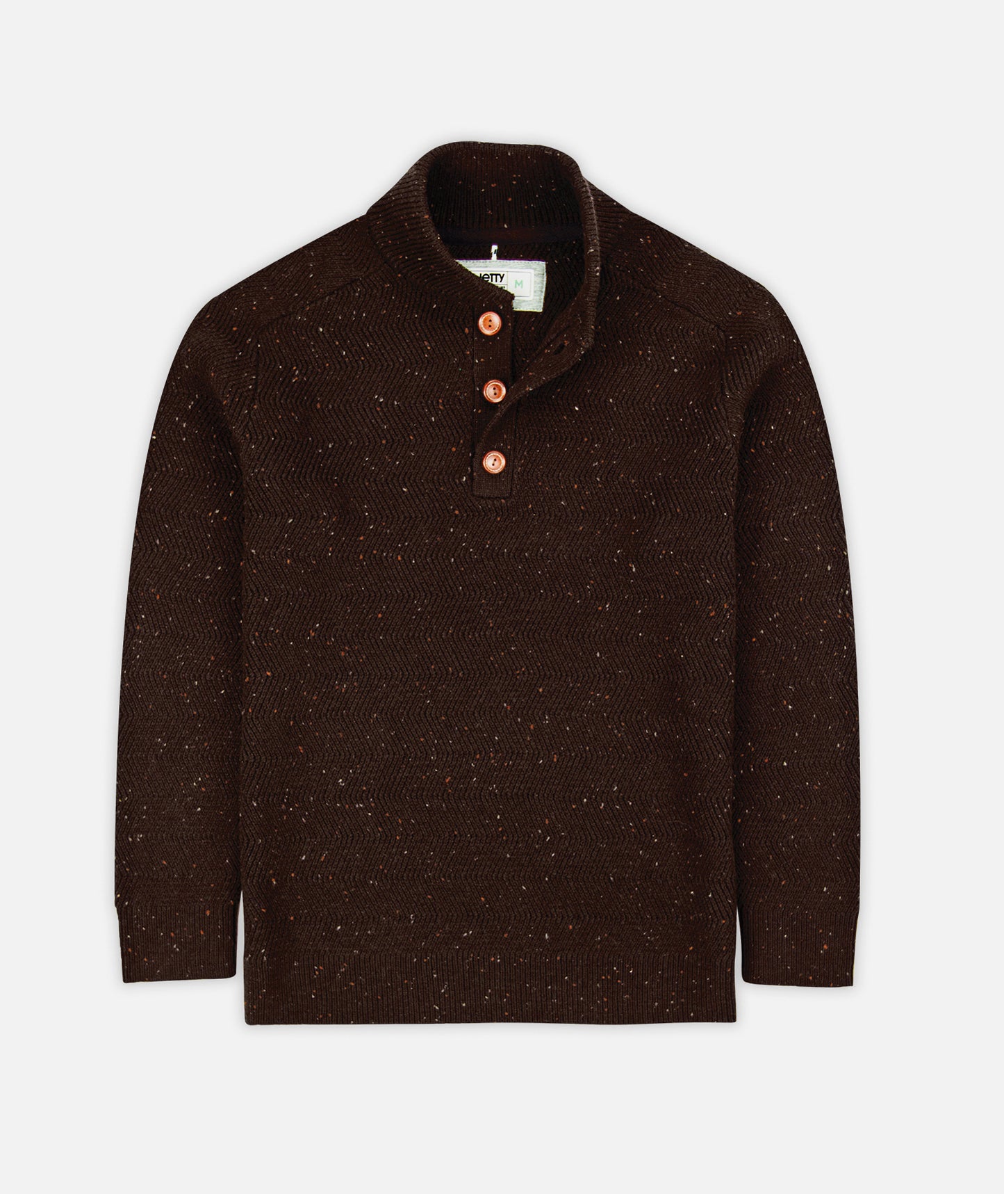 Tack Henley Sweater - Java - Jetty