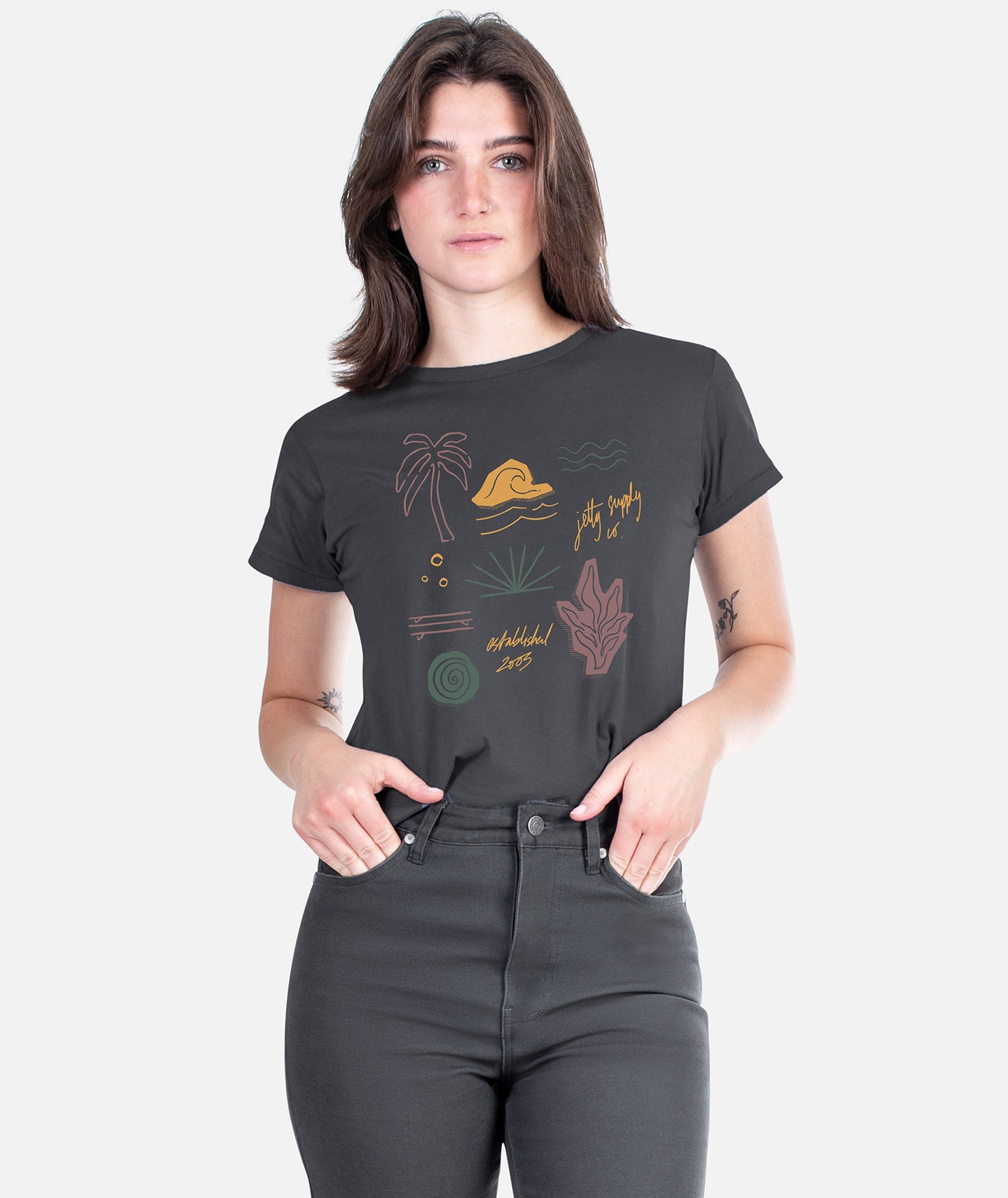 Jettison Tee - Black - Jetty