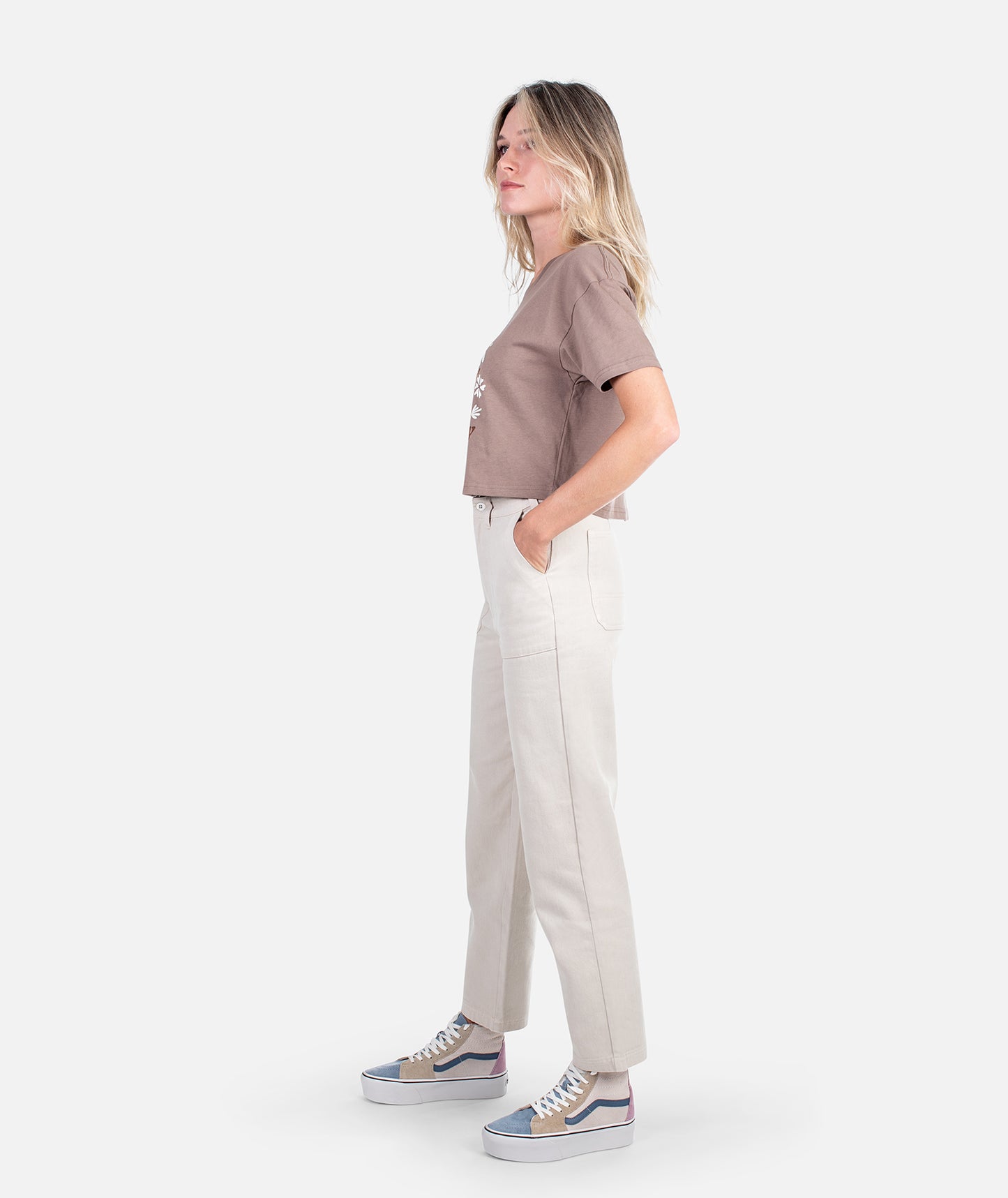Posy Tee - Brown - Jetty