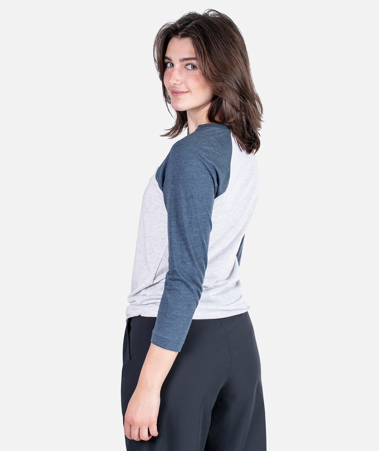 Destination Raglan Long Sleeve - Indigo - Jetty