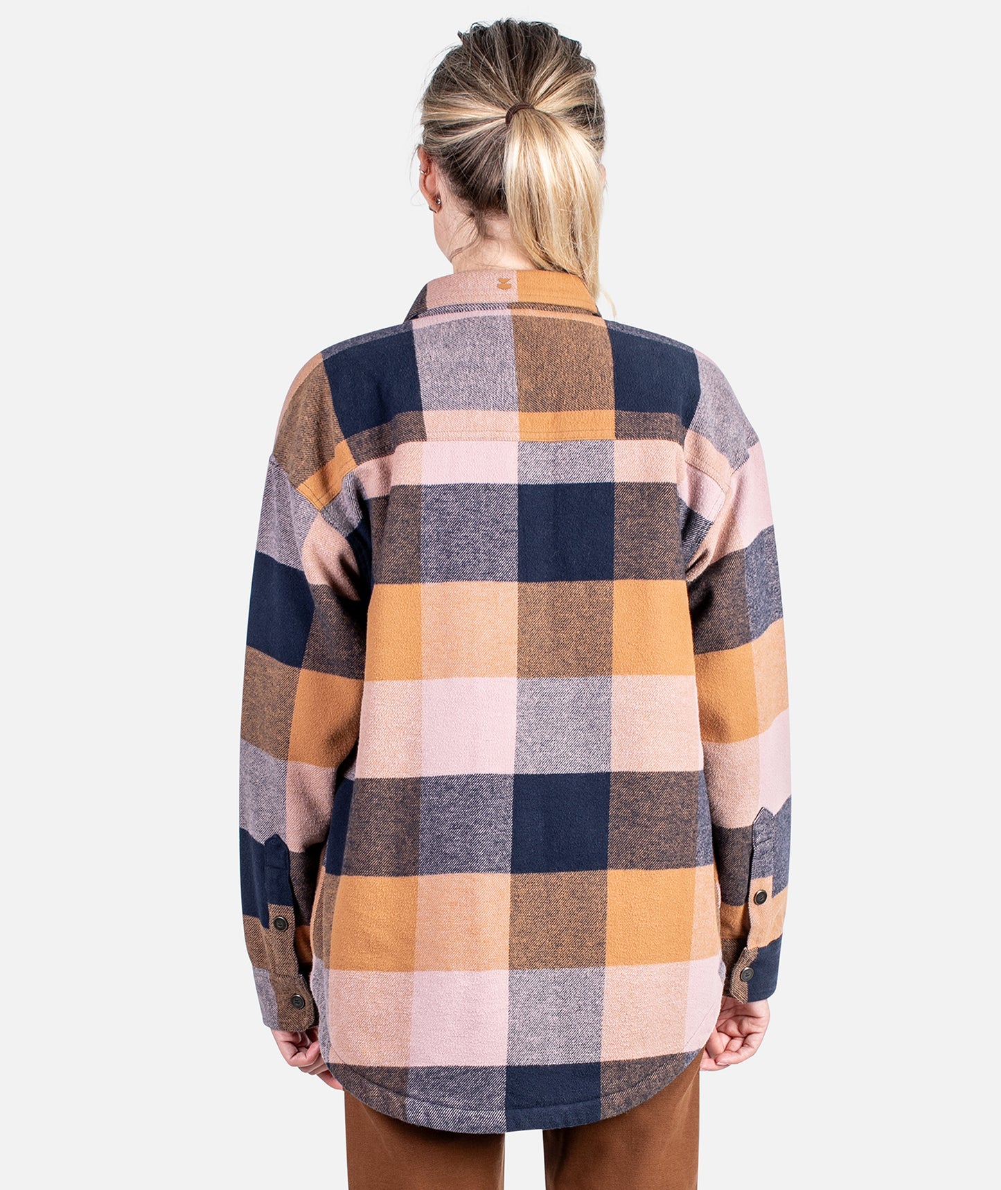 F24 Nivean Flanelljacke – Marineblau