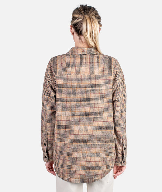 Nivean Flannel Jacket - Tan - Jetty
