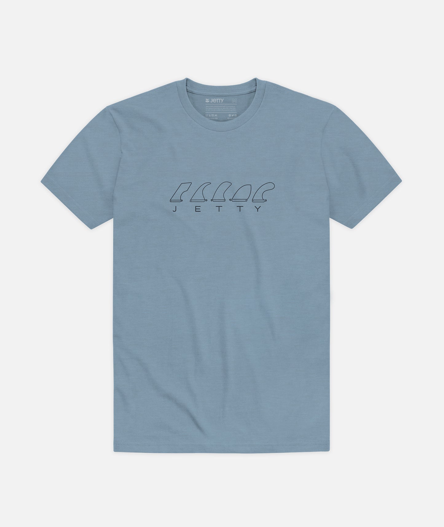 Fins Tee - Fog - Jetty