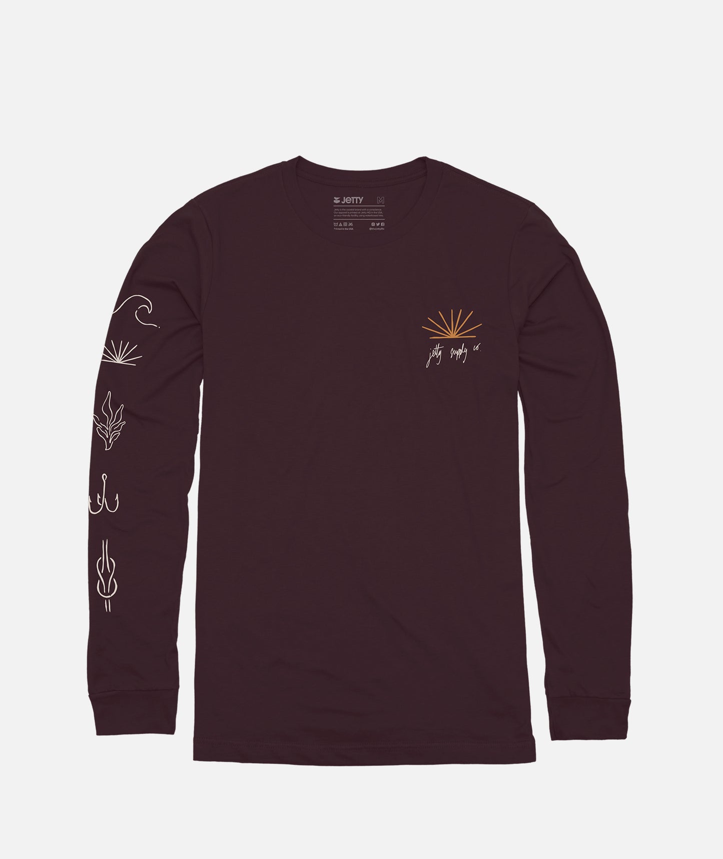 Jettison Long Sleeve - Wine - Jetty
