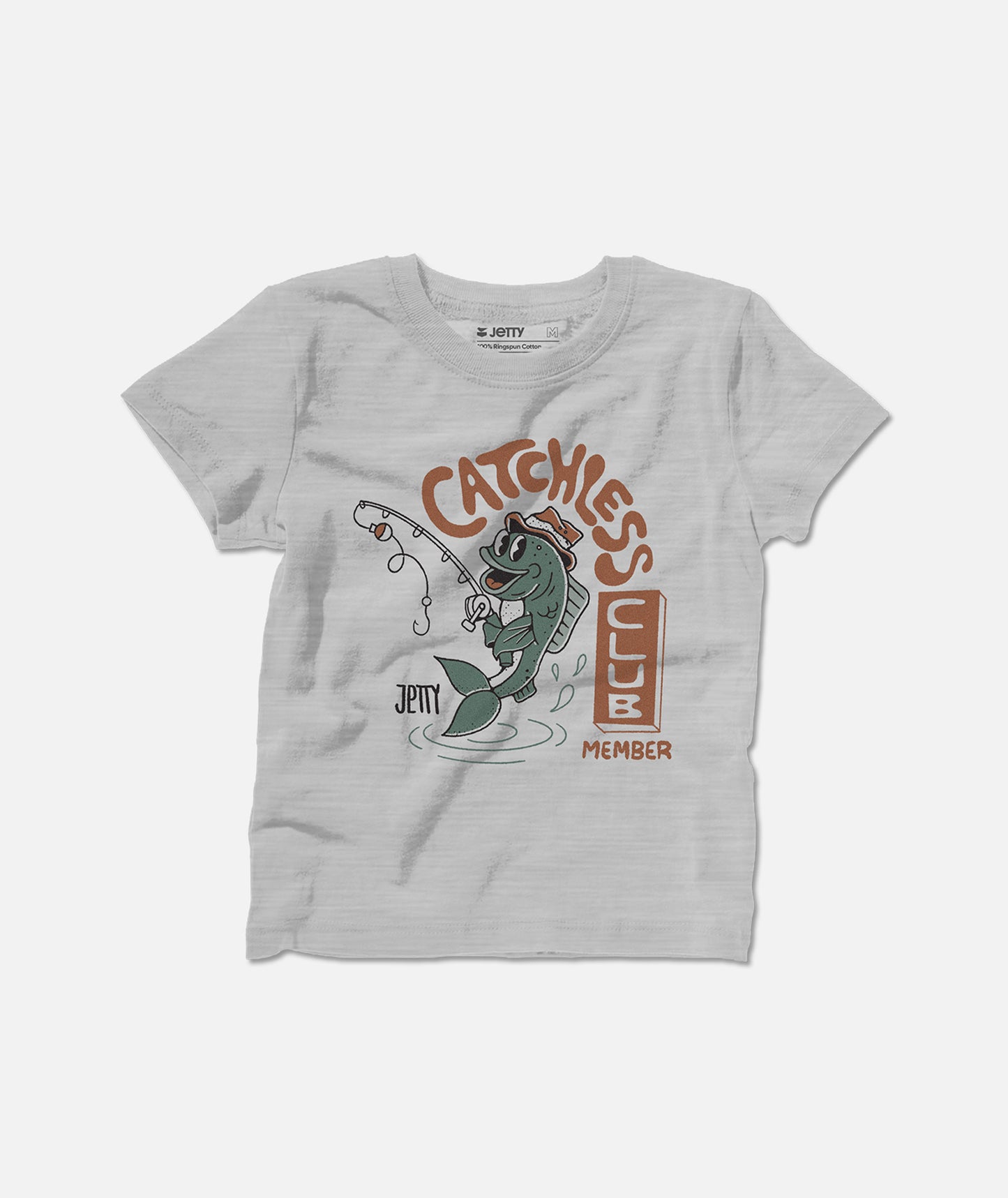 Tot Catchless Club Tee - Heather Grey - Jetty