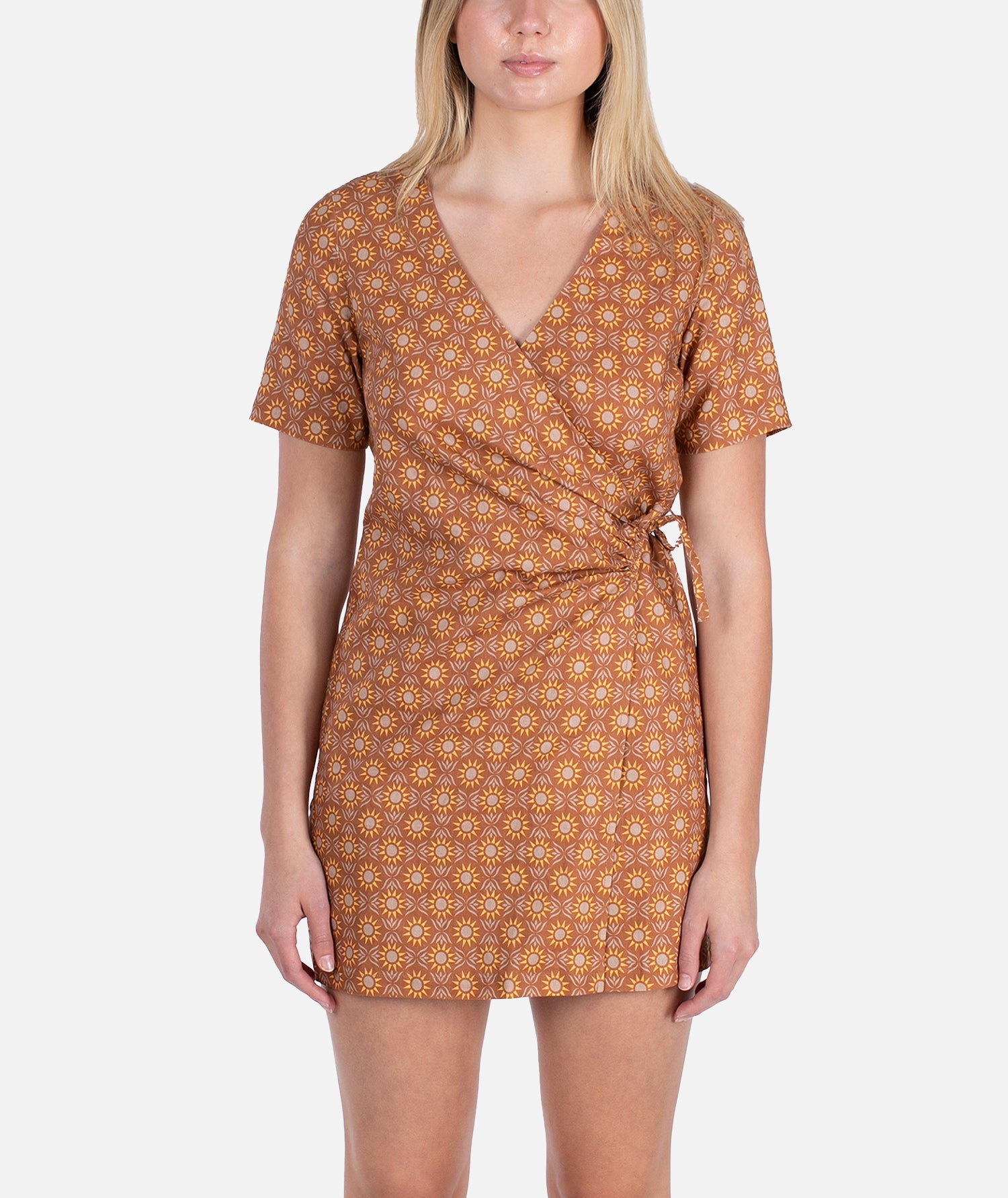Drifter Wrap Dress - Brown Jetty Drifter Wrap Dress - Brown Jetty