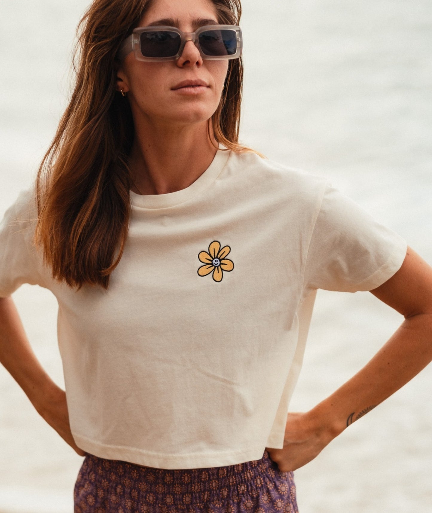 Daisy SS Tee - White - Jetty