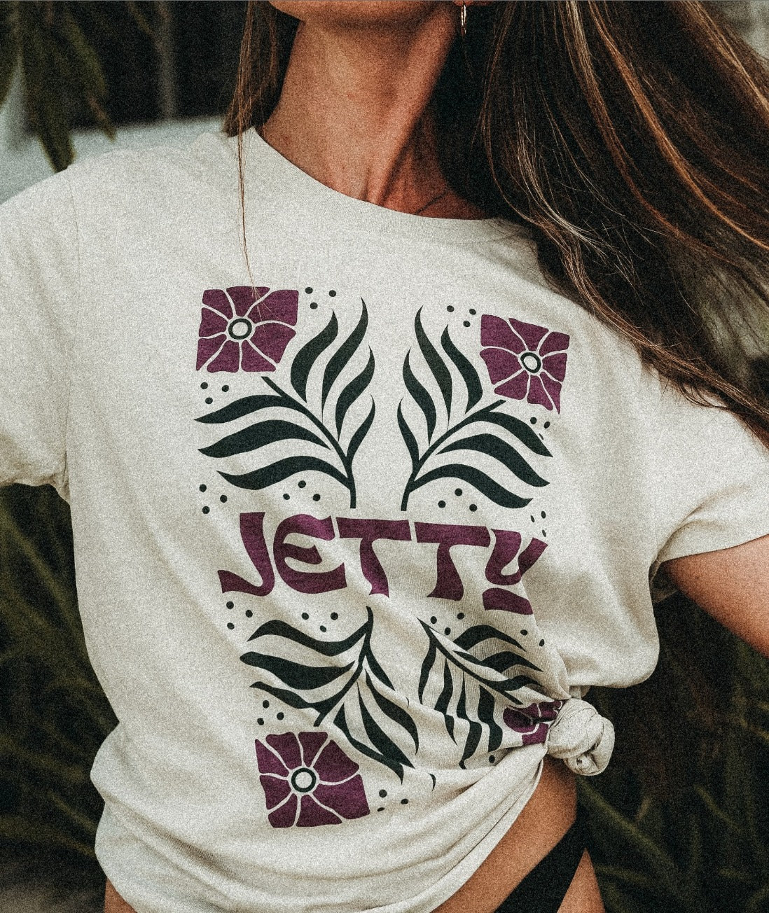 Floret SS T-Shirt – Knochen