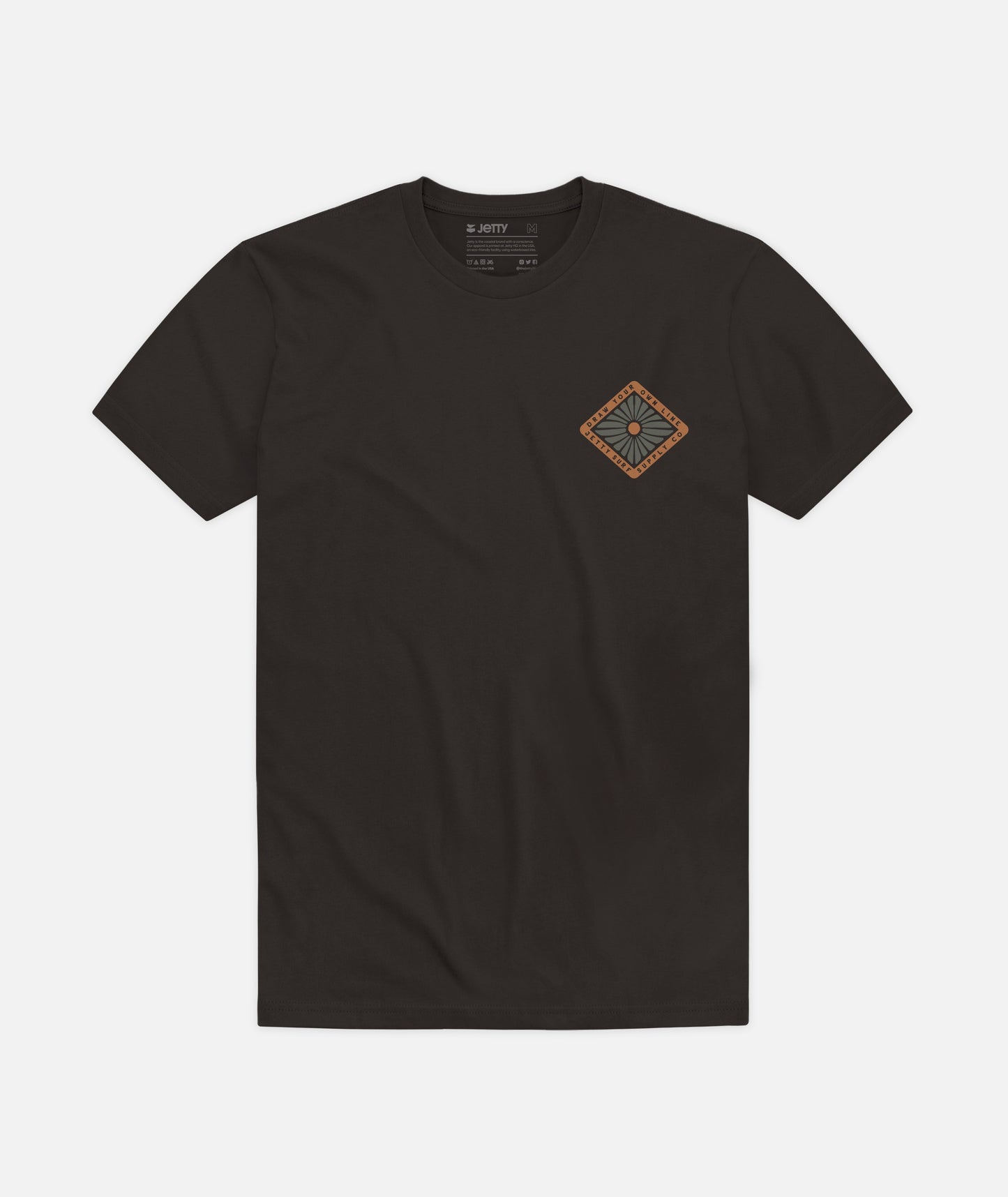 Flare Tee - Brown