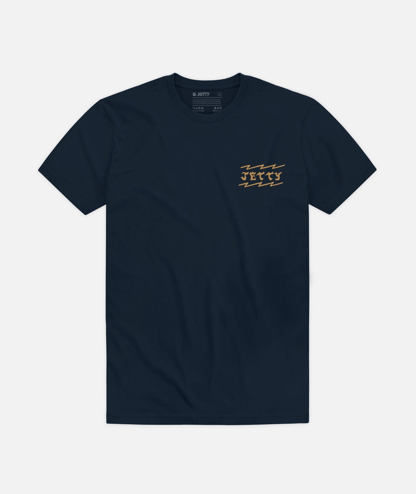 Wave Snake Tee - Navy - Jetty