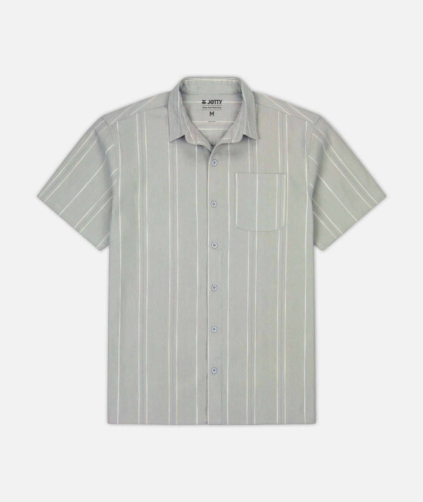Breeze Striped Shirt - Grey - Jetty