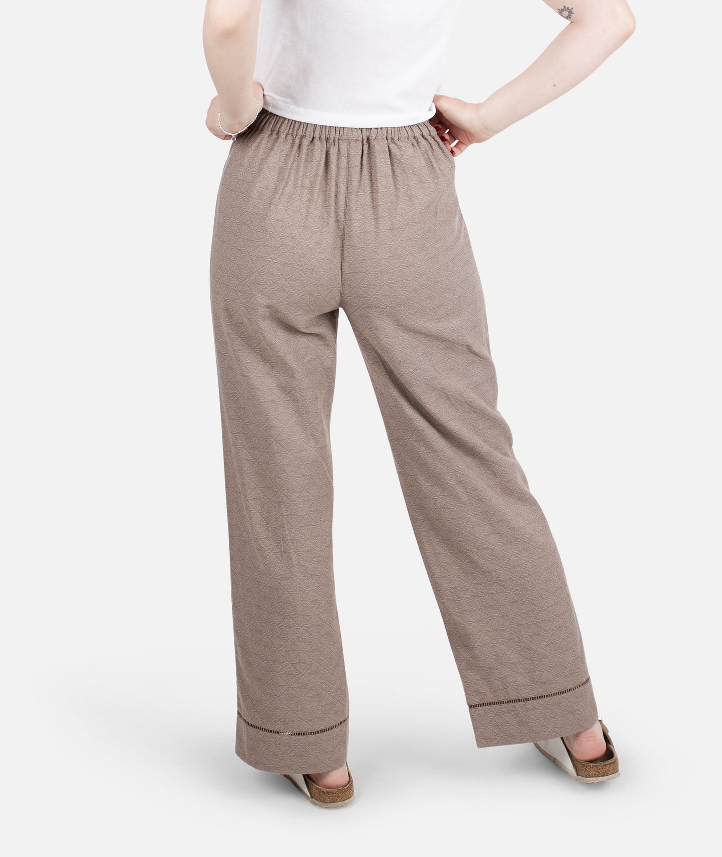 Montauk Jacquard Pant - Brown - Jetty