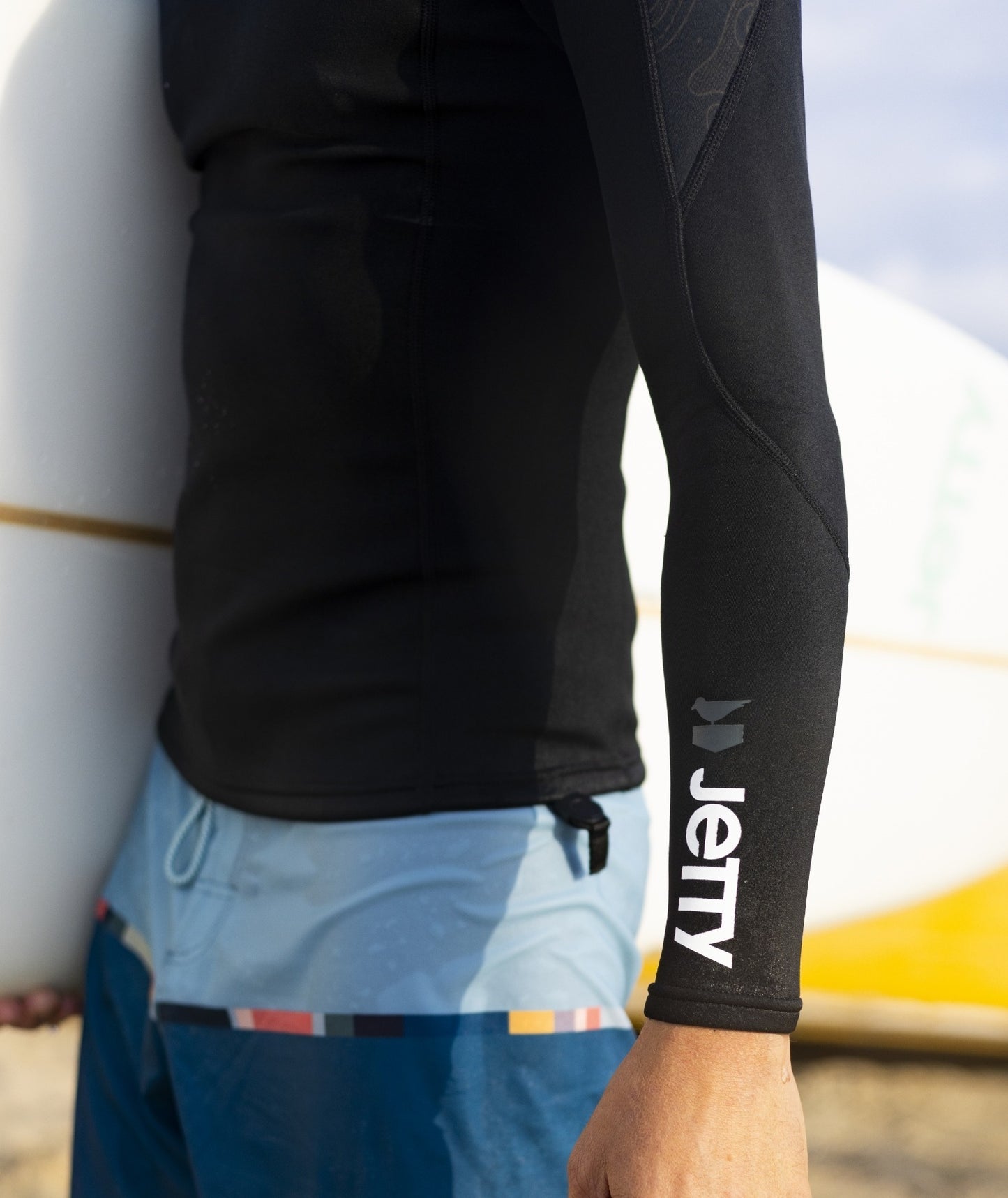 Long Sleeve Wetsuit Top - Black