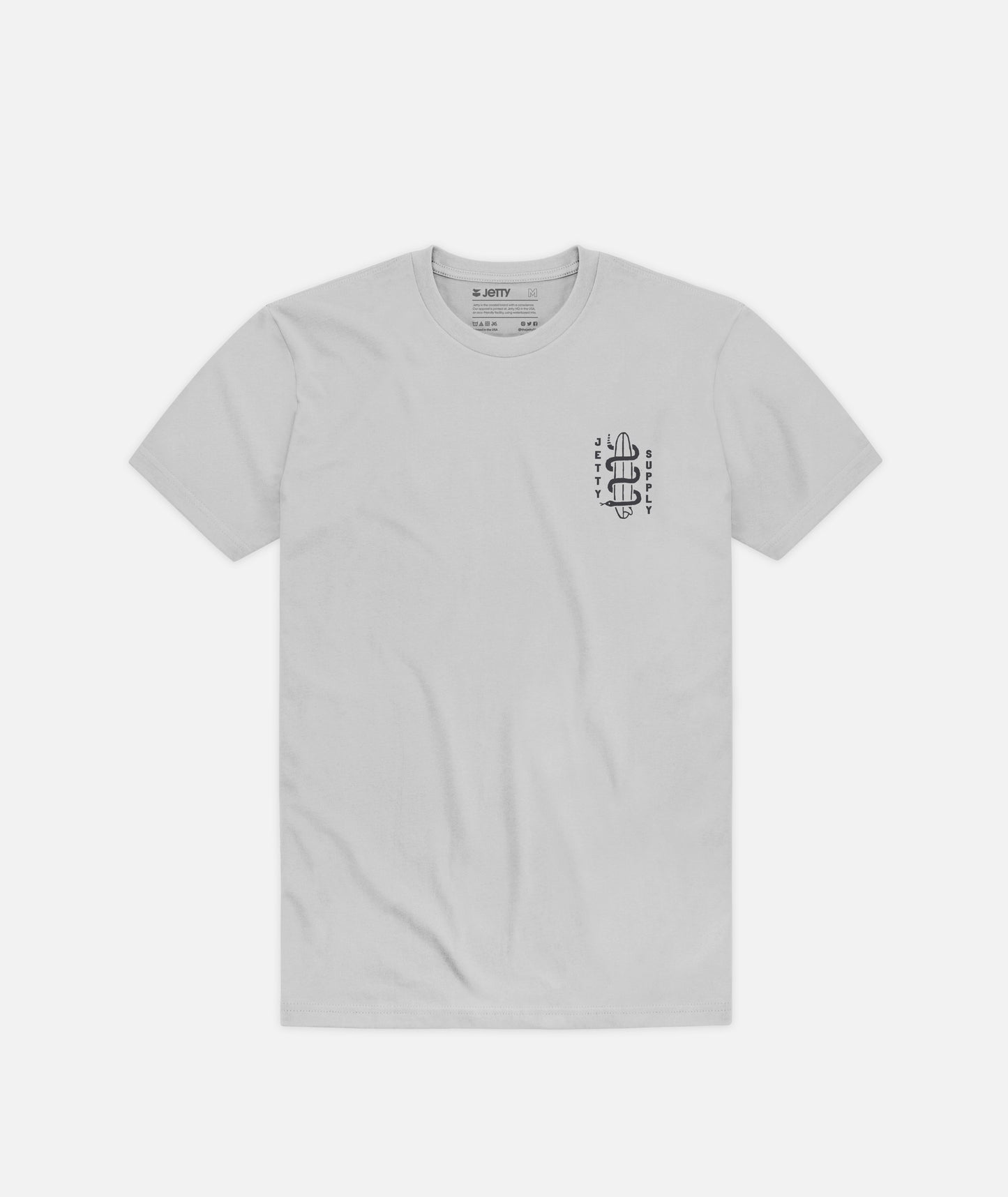 Snaker Tee - Silver