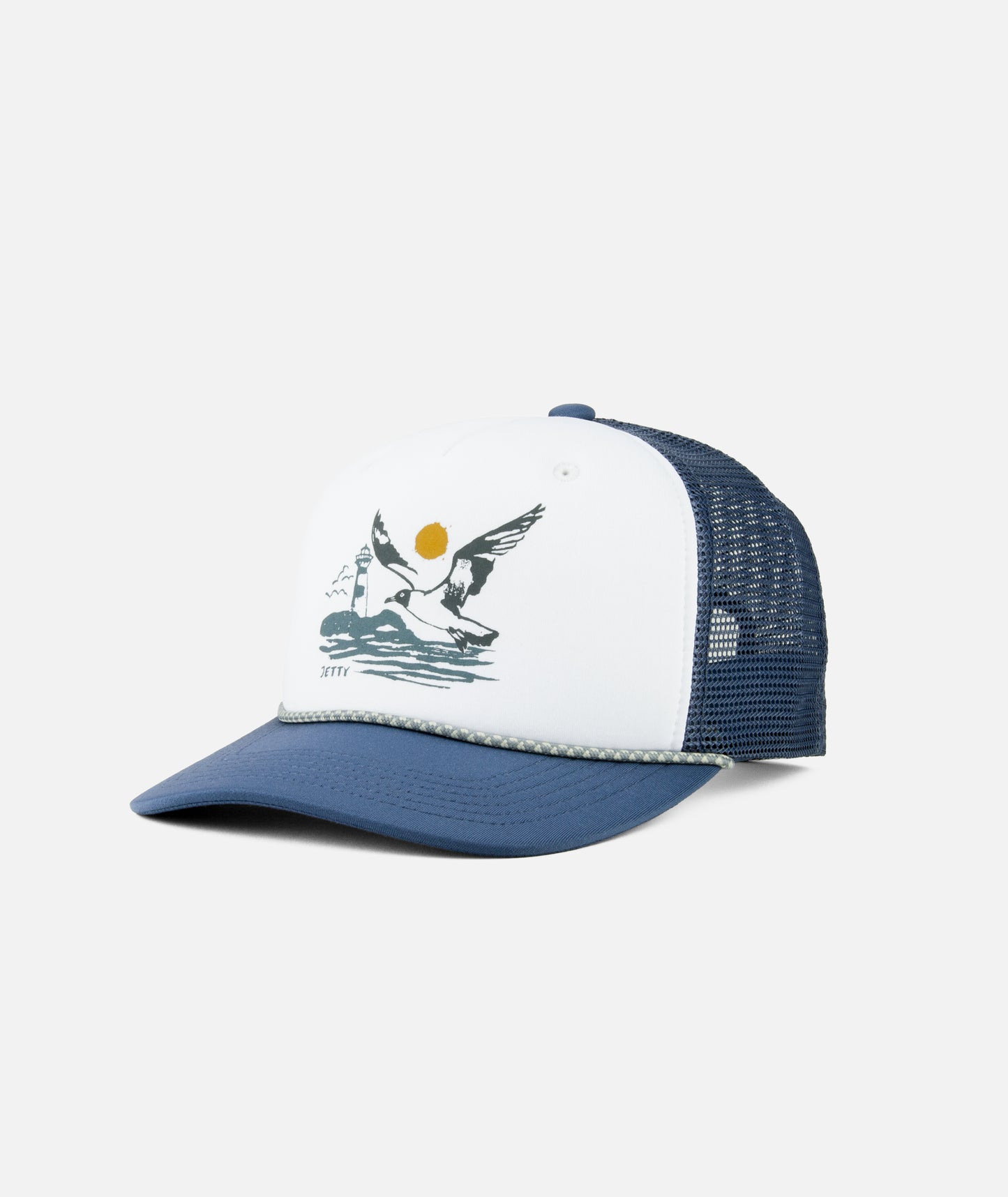 Barnie Foam Trucker - White