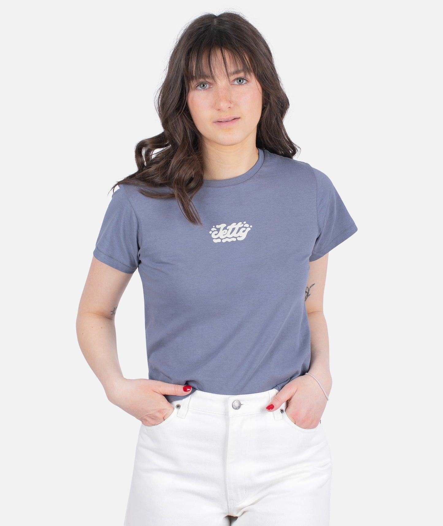 Droplet Tee - Blue - Jetty