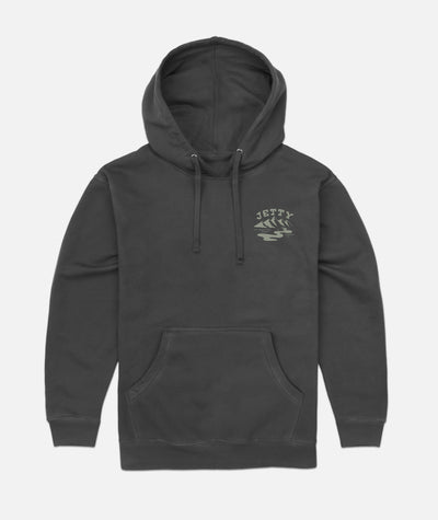 Rainbow Trout Hoodie - Charcoal