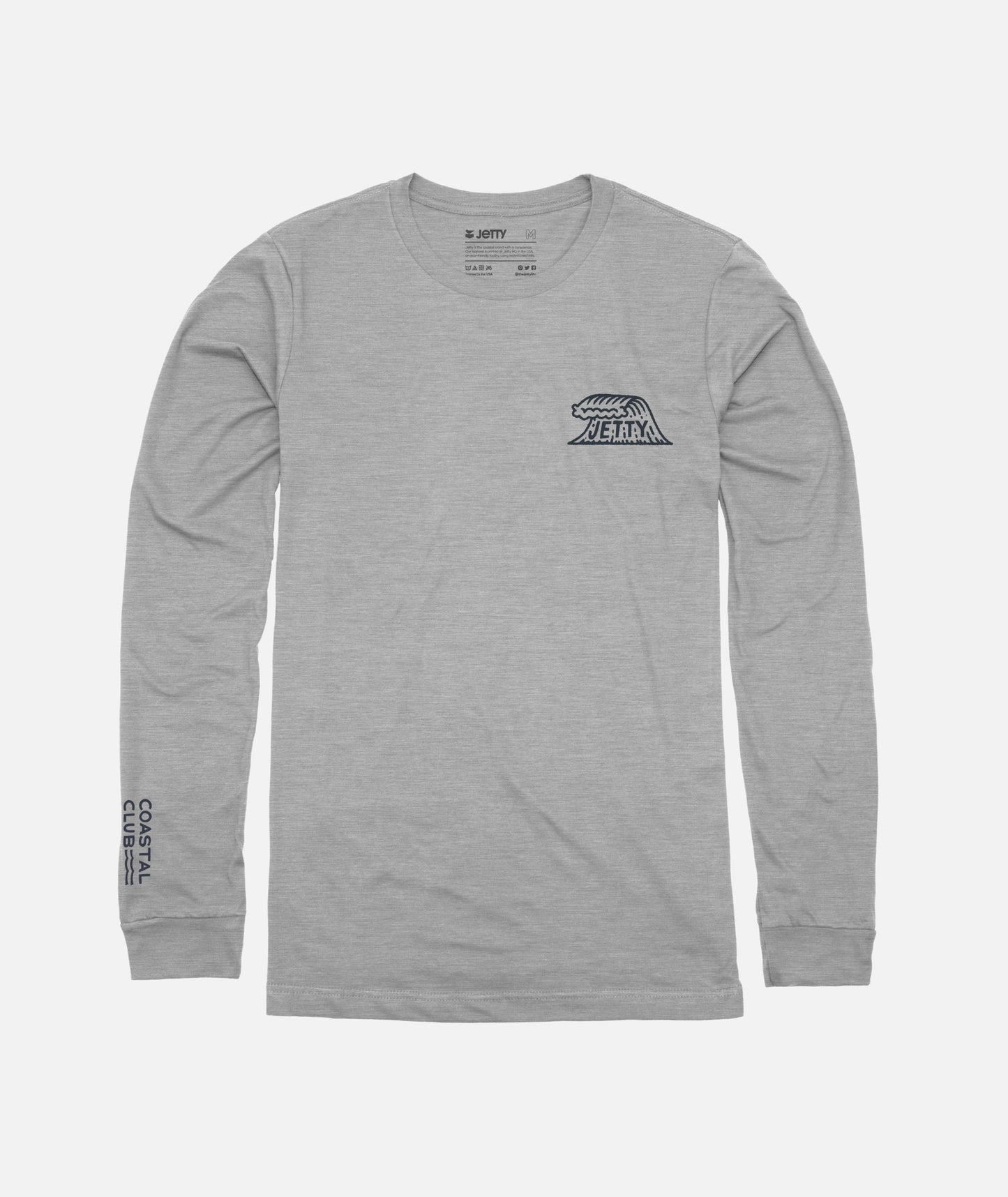 Coastal Club Long Sleeve - Athletic Heather