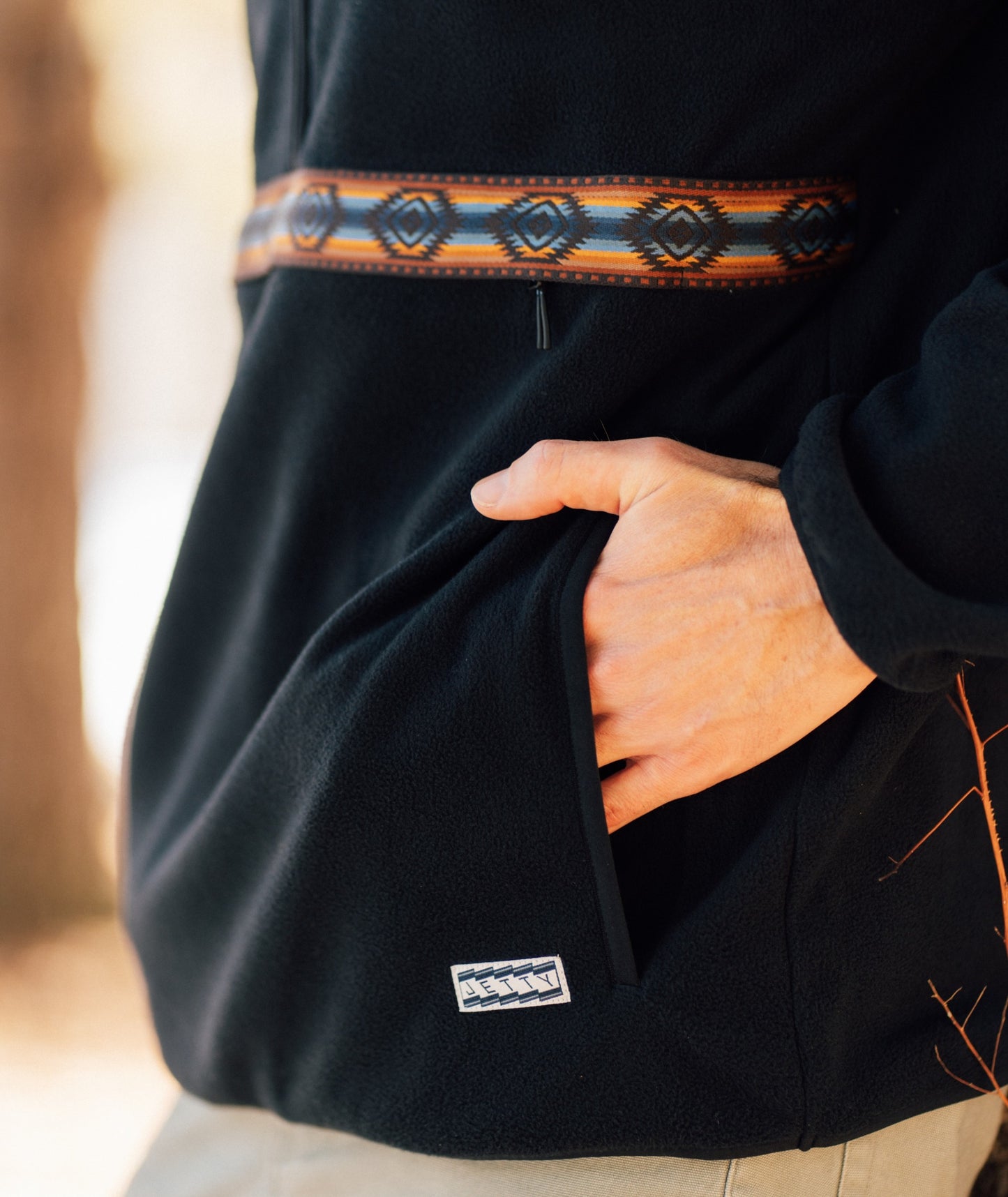 The Brant Fleece - Black - Jetty