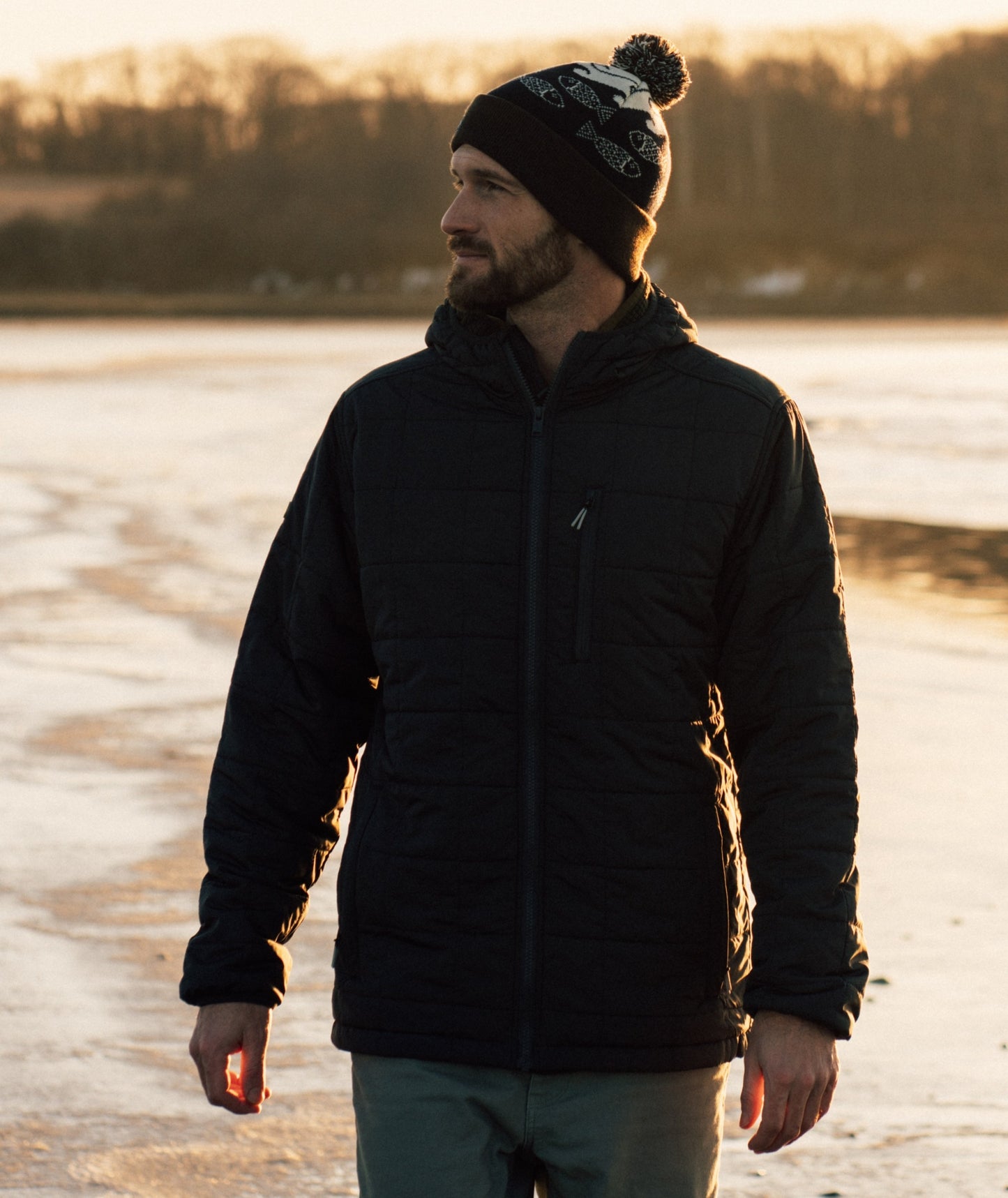 Puffer Coat - Charcoal - Jetty