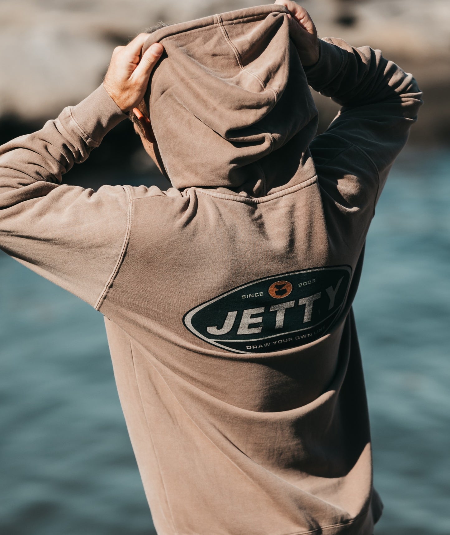 Throwback Hoodie - Brown - Jetty