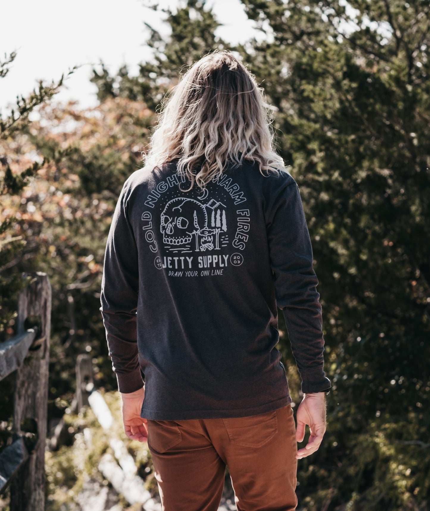 Cold Nights Long Sleeve - Charcoal - Jetty