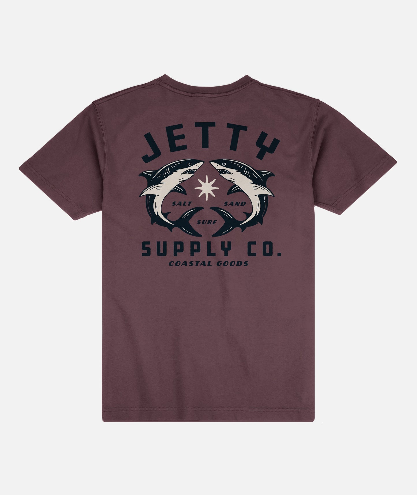 Bullshark Tee - Maroon