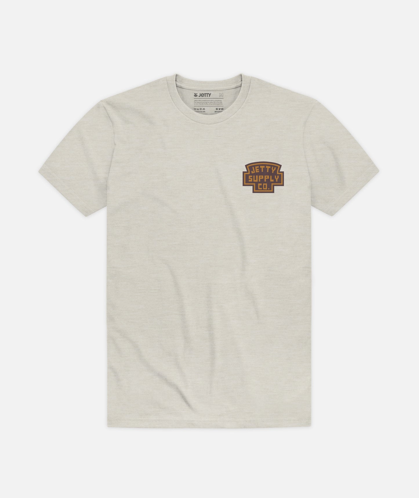 Quadrant Tee - Oat - Jetty