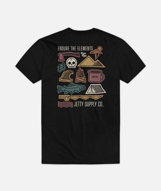 The Elements Tee - Black - Jetty