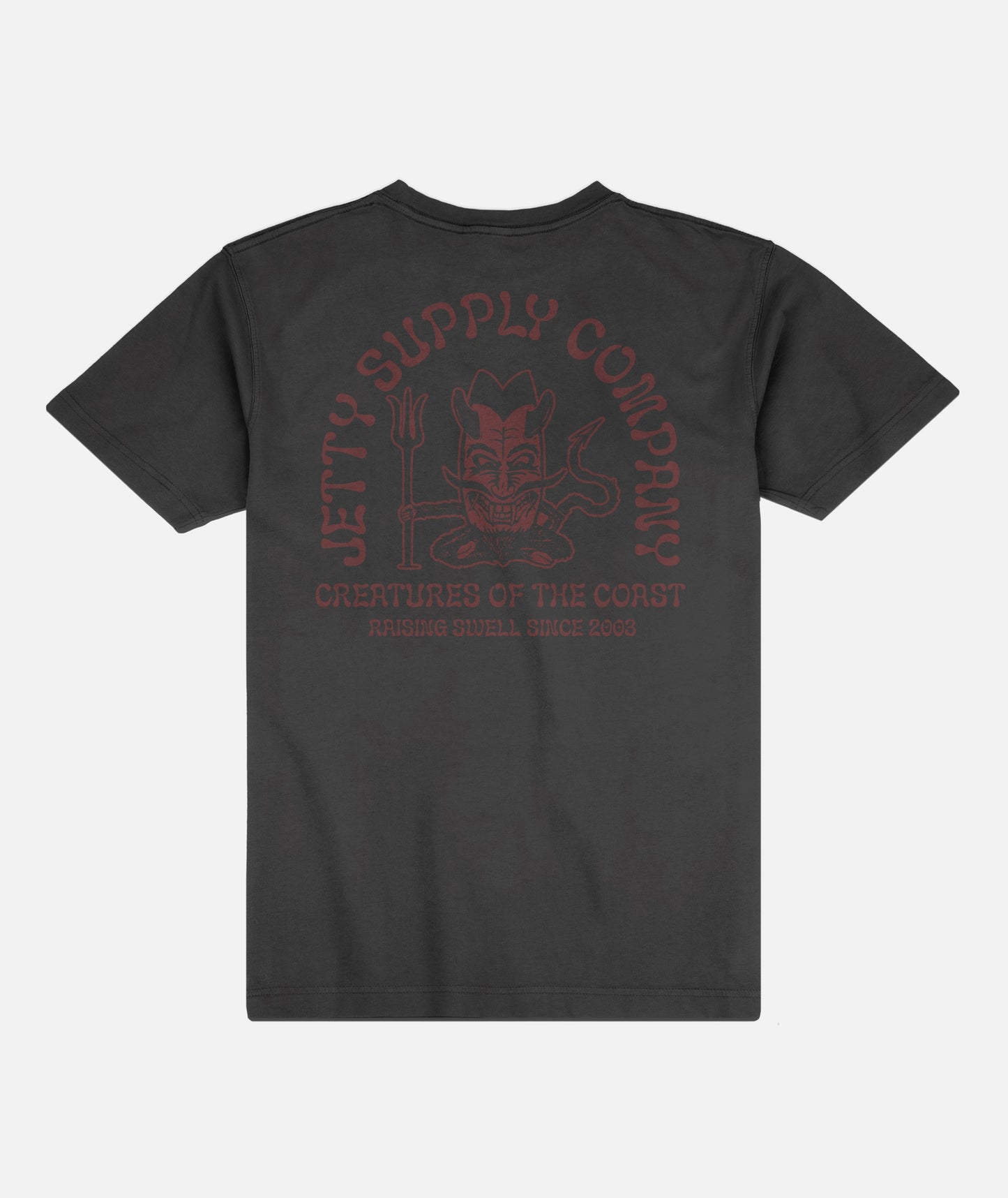 Twin Fin Tee - Black