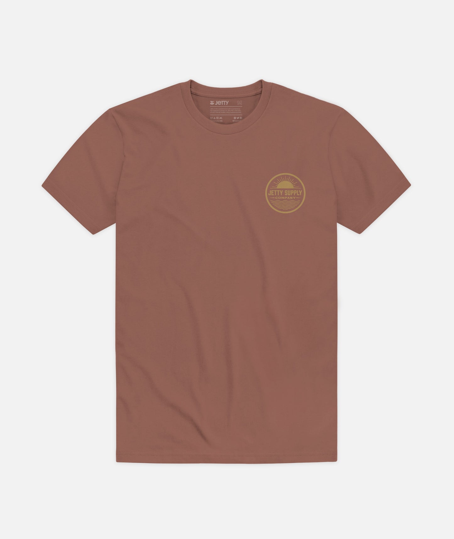 Waterline Tee - Brown - Jetty