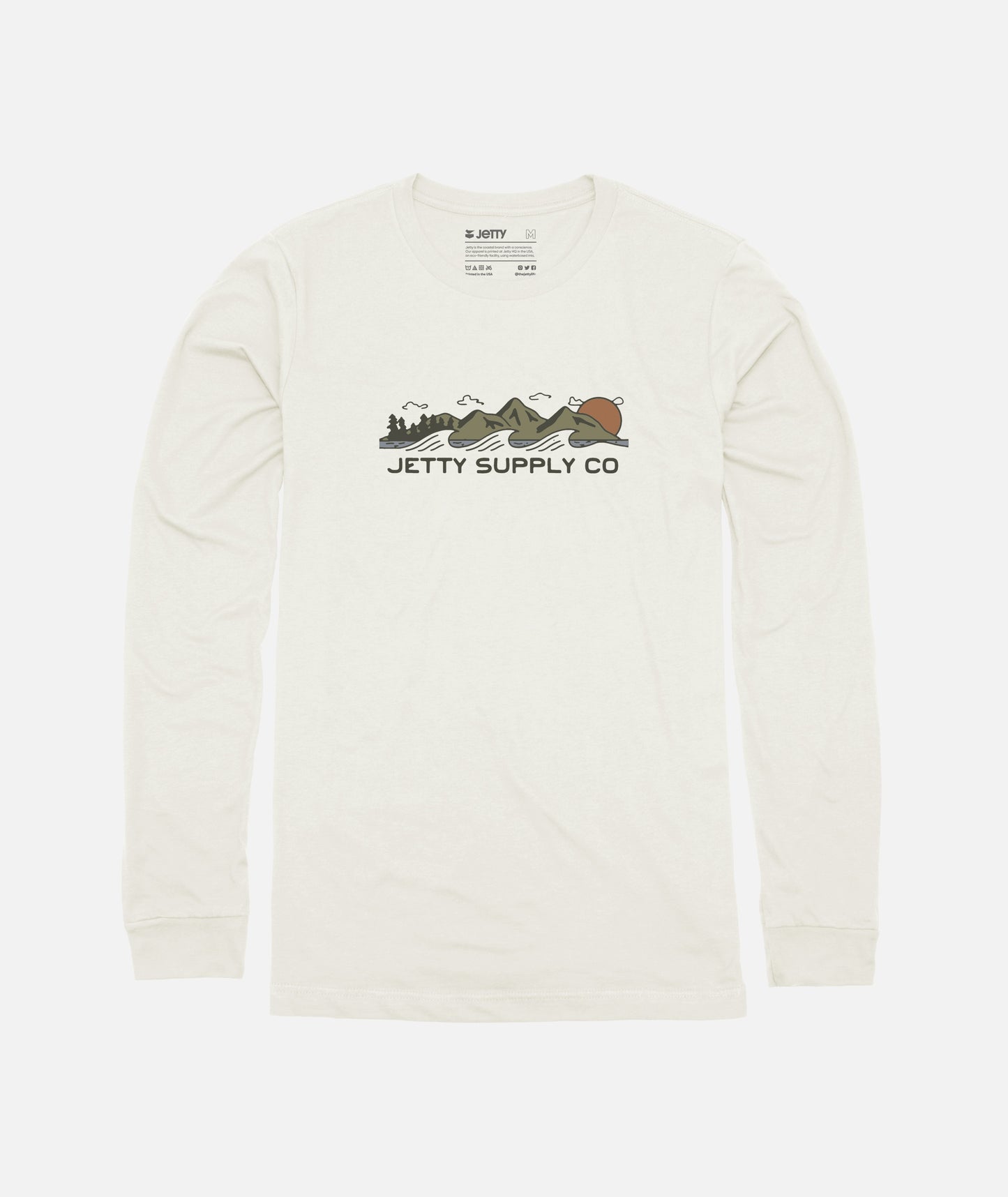 Peaks Long Sleeve - White