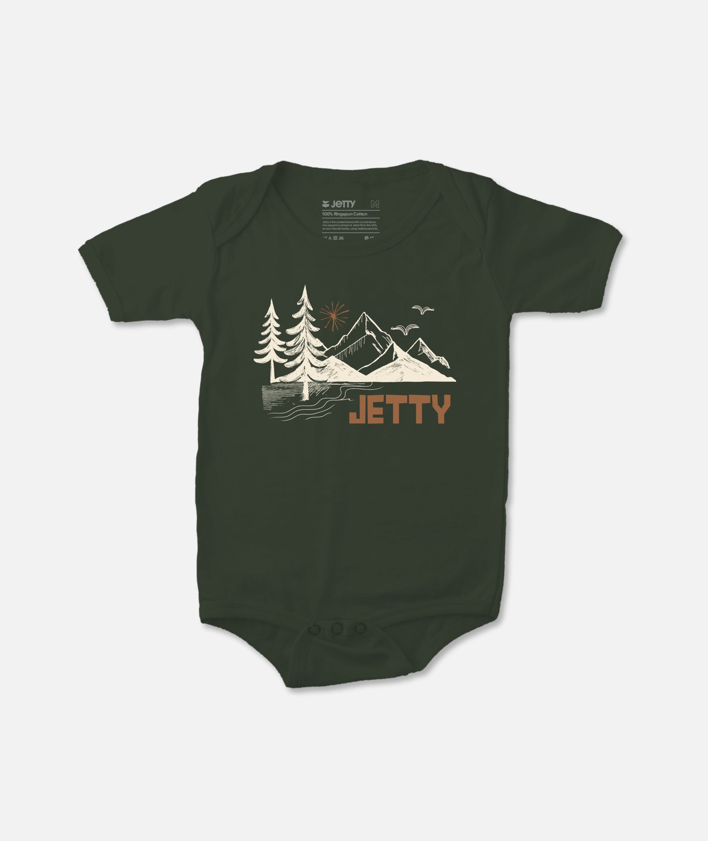 Peaks Bodysuit - Forrest Green