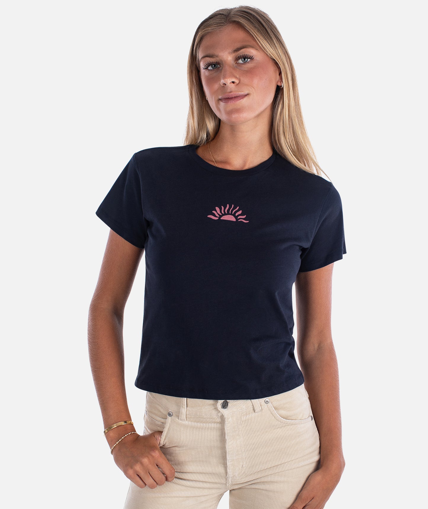 Chasing Sunsets Tee - Navy